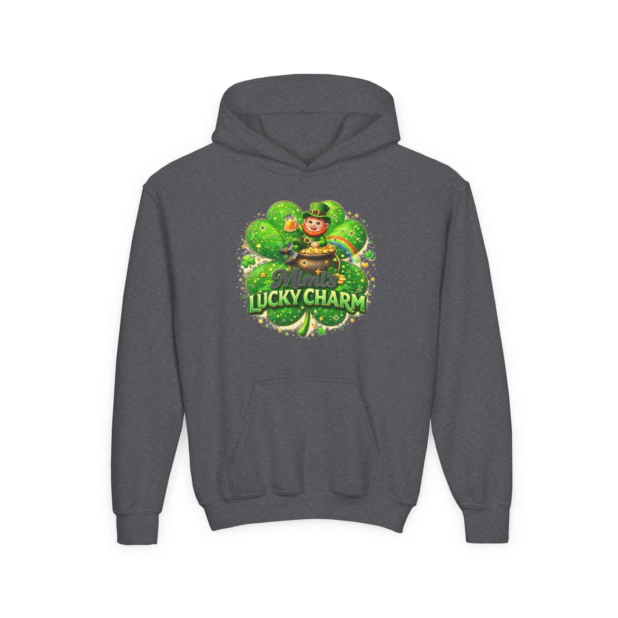 St. Patricks Day, Mimi, Youth Heavy Blend Hooded Sweatshirt