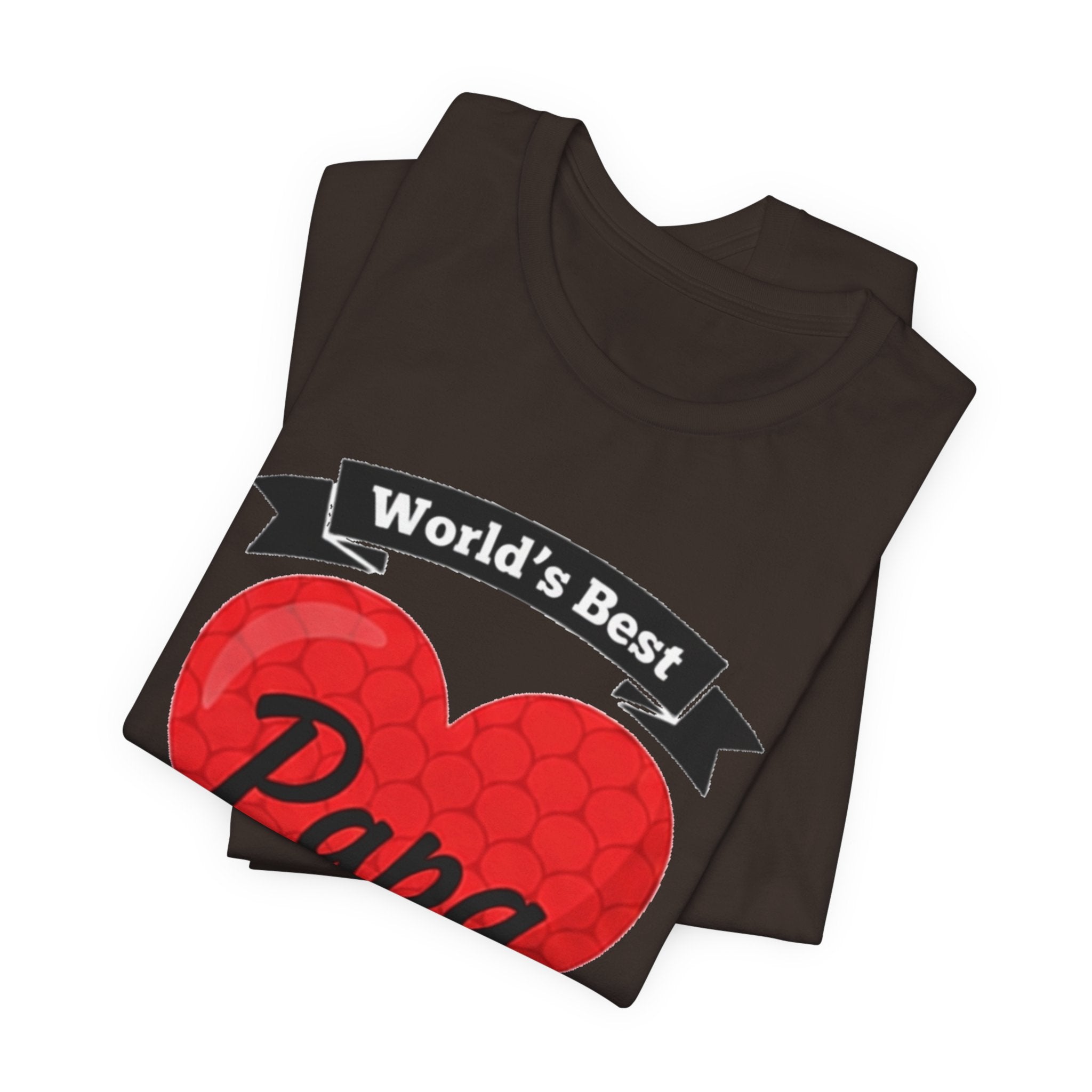 World's Best Papa Heart T-Shirt — Father's Day Gift Tee