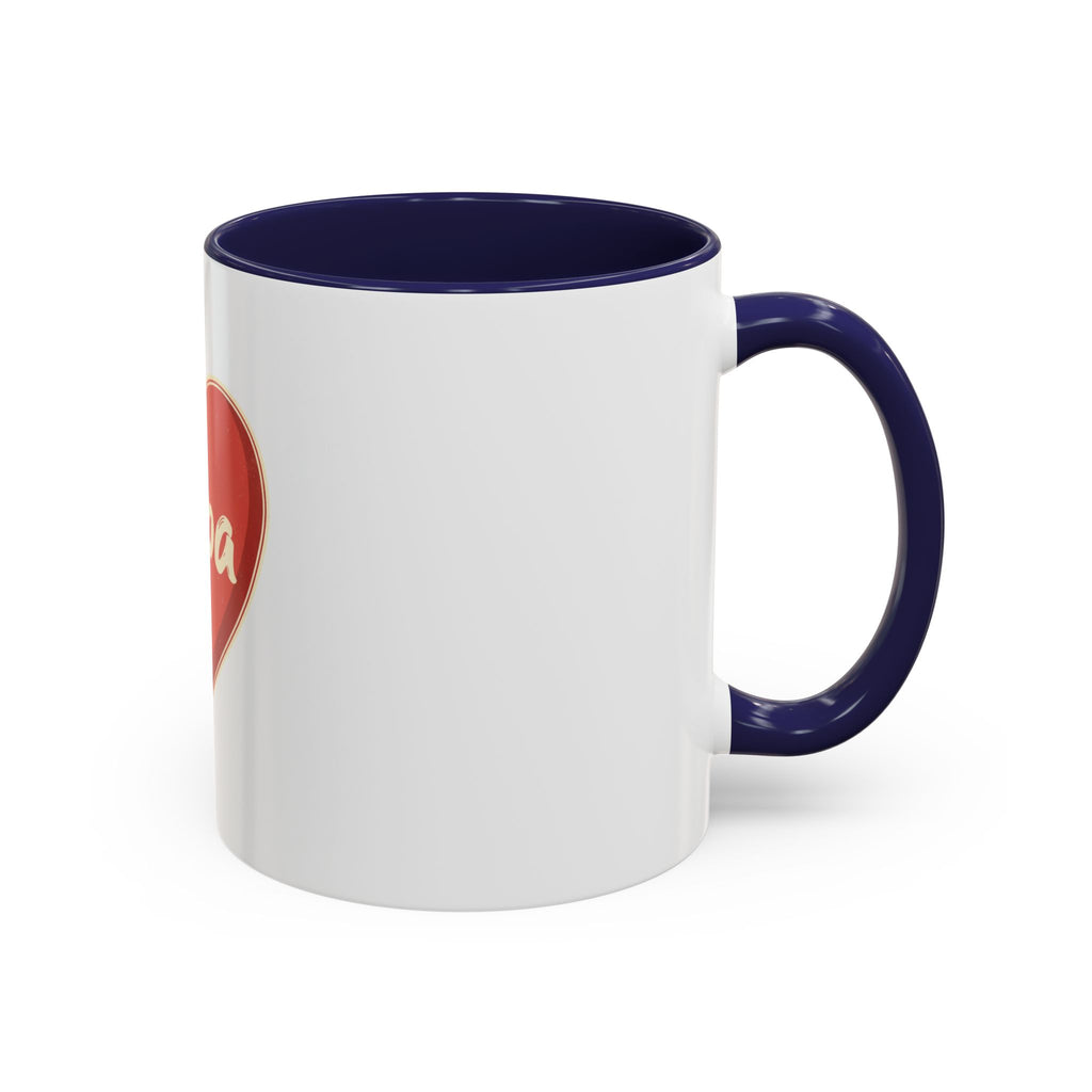 Papa Heart Accent Coffee Mug — Father’s Day Gift, 11/15oz