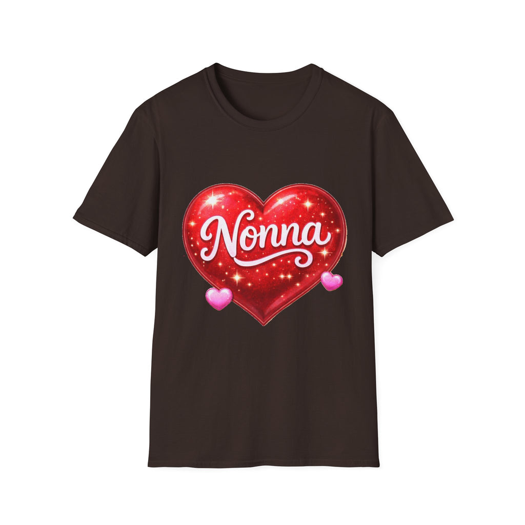 Nonna Heart T-Shirt – Grandma Love Gift Tee (Valentine’s Day/Mother’s Day)