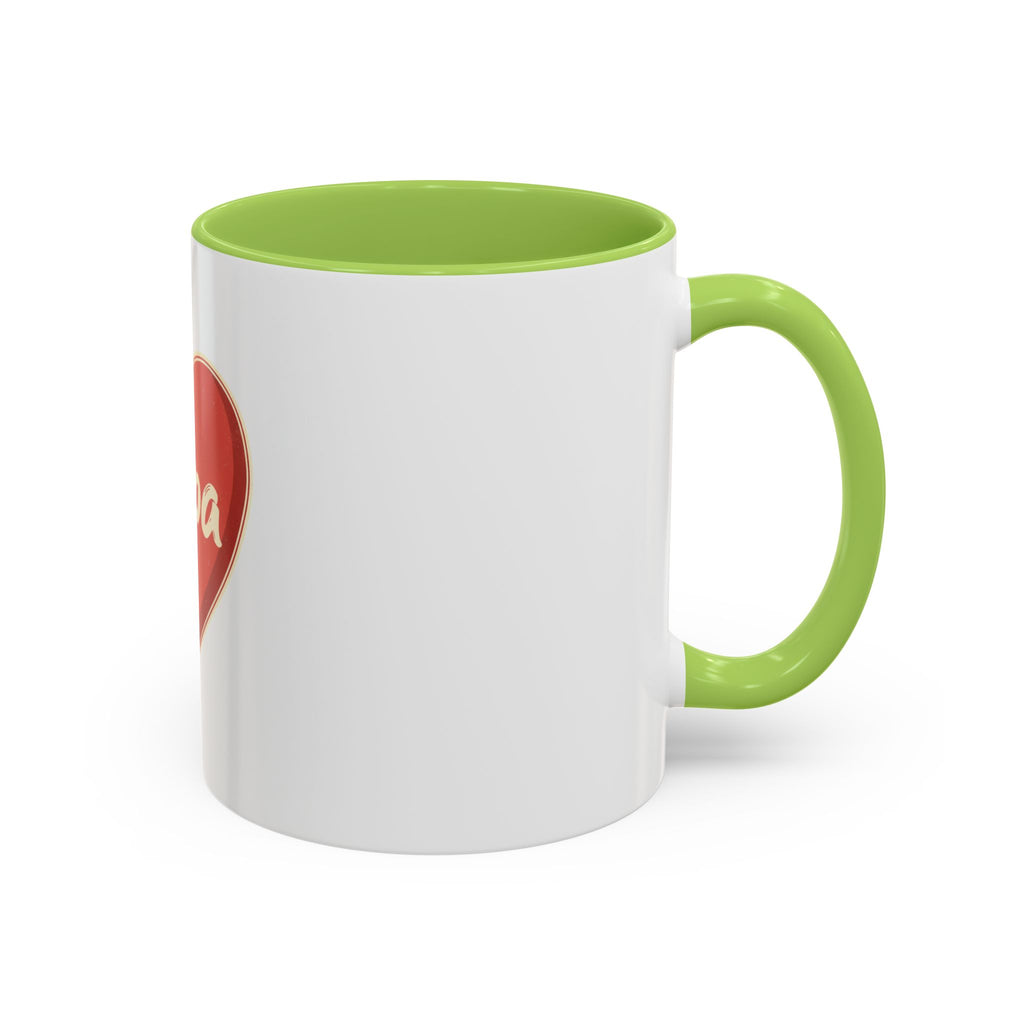 Papa Heart Accent Coffee Mug — Father’s Day Gift, 11/15oz
