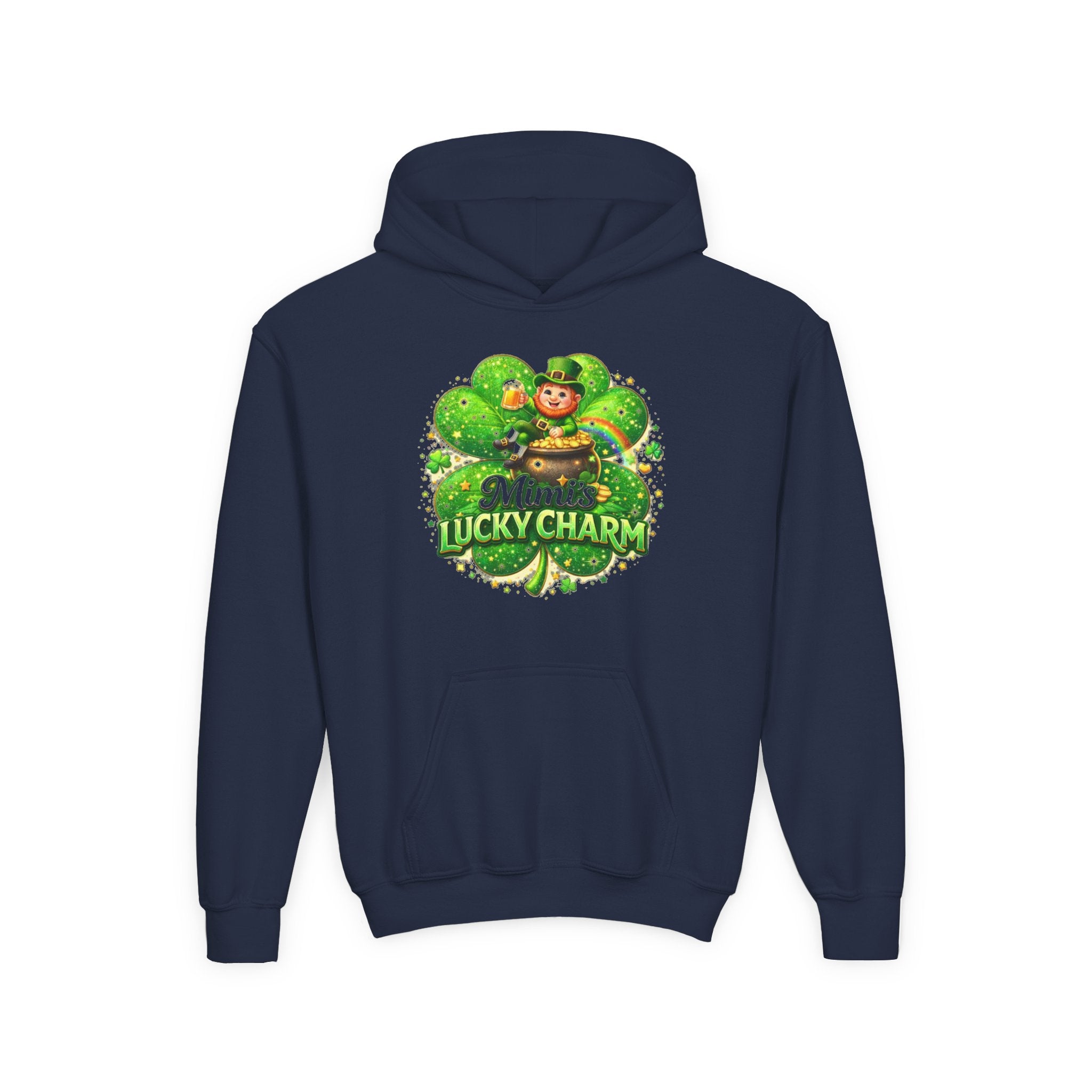 St. Patricks Day, Mimi, Youth Heavy Blend Hooded Sweatshirt