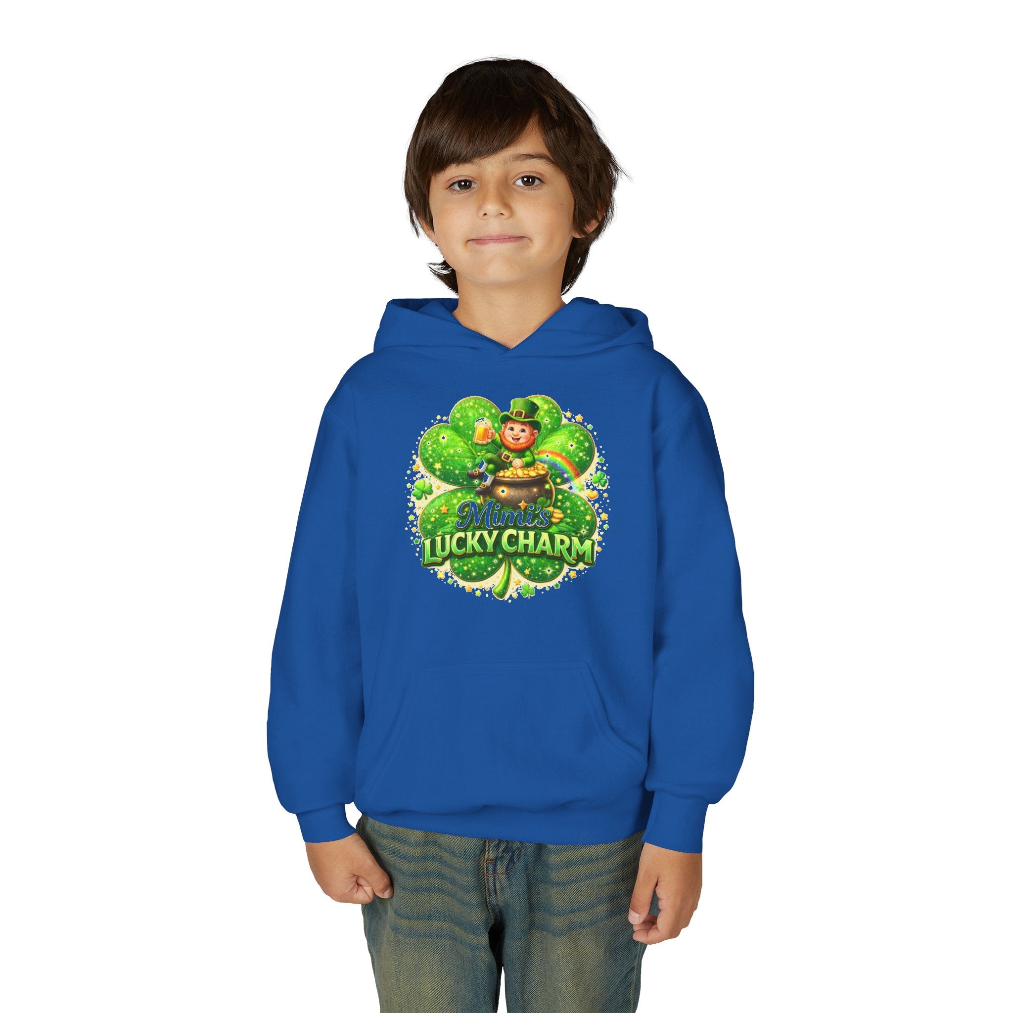 St. Patricks Day, Mimi, Youth Heavy Blend Hooded Sweatshirt