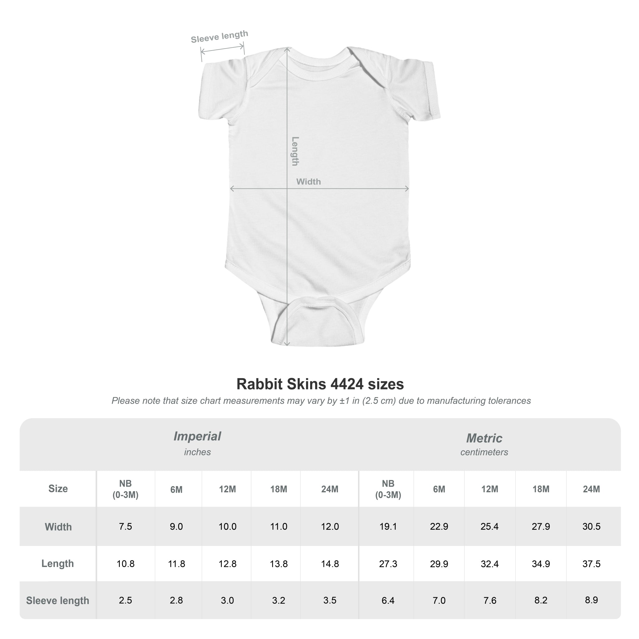 Glammi's Infant Fine Jersey Bodysuit