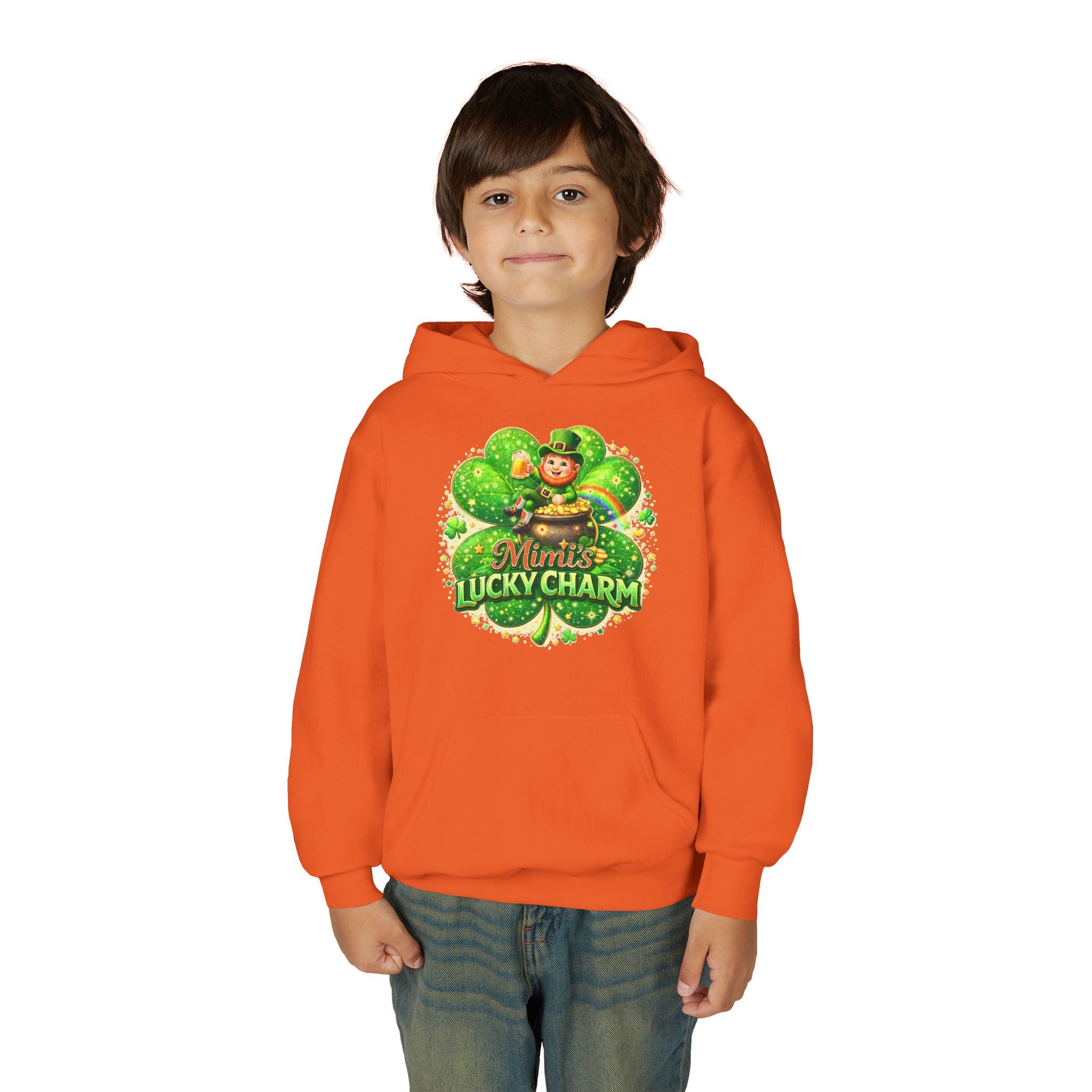 St. Patricks Day, Mimi, Youth Heavy Blend Hooded Sweatshirt