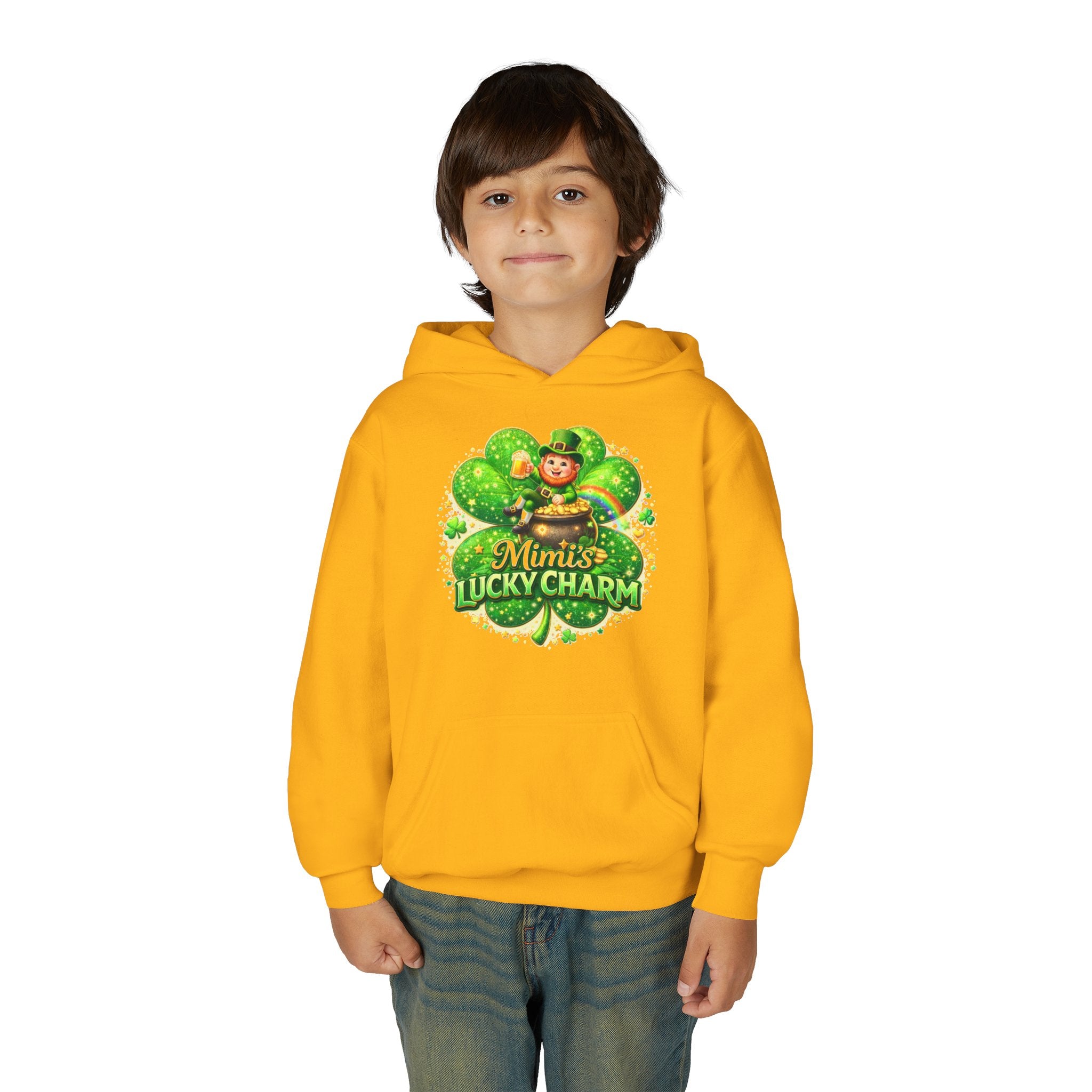St. Patricks Day, Mimi, Youth Heavy Blend Hooded Sweatshirt