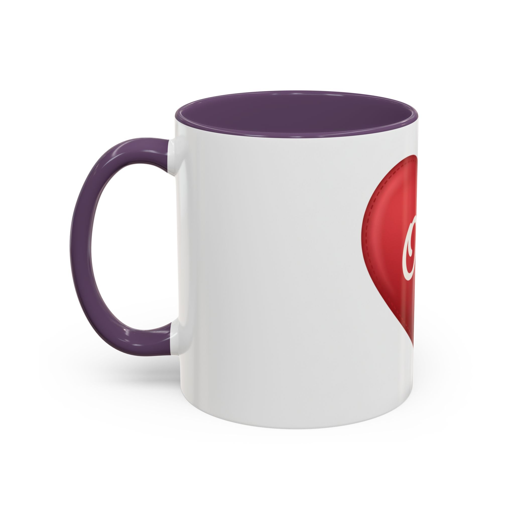 Opa Heart Coffee Mug – Accent Ceramic Mug for Grandpa, Father’s Day & Grandparent Gifts