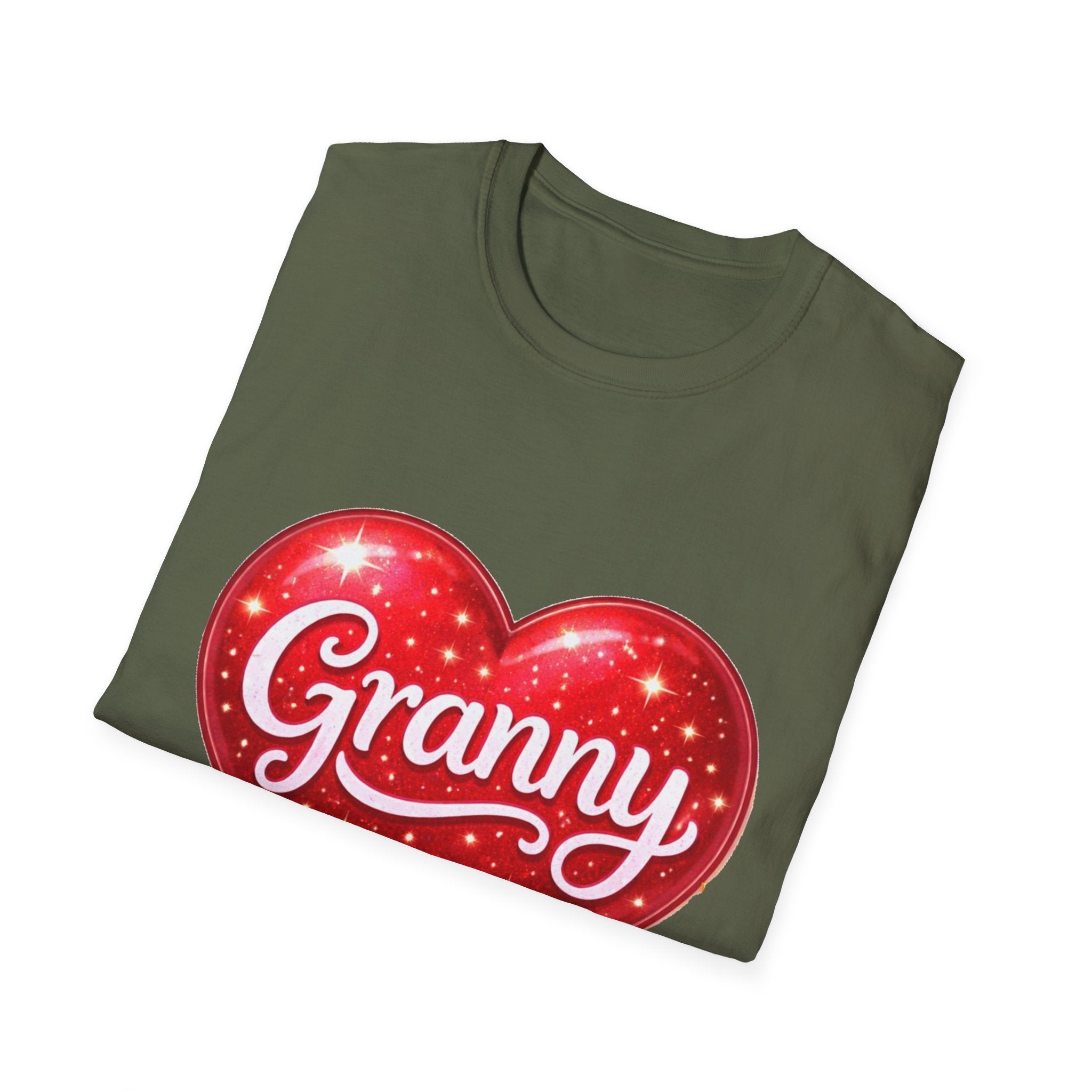 Granny Heart T-Shirt — Sparkling Red Heart Mother's Day Gift
