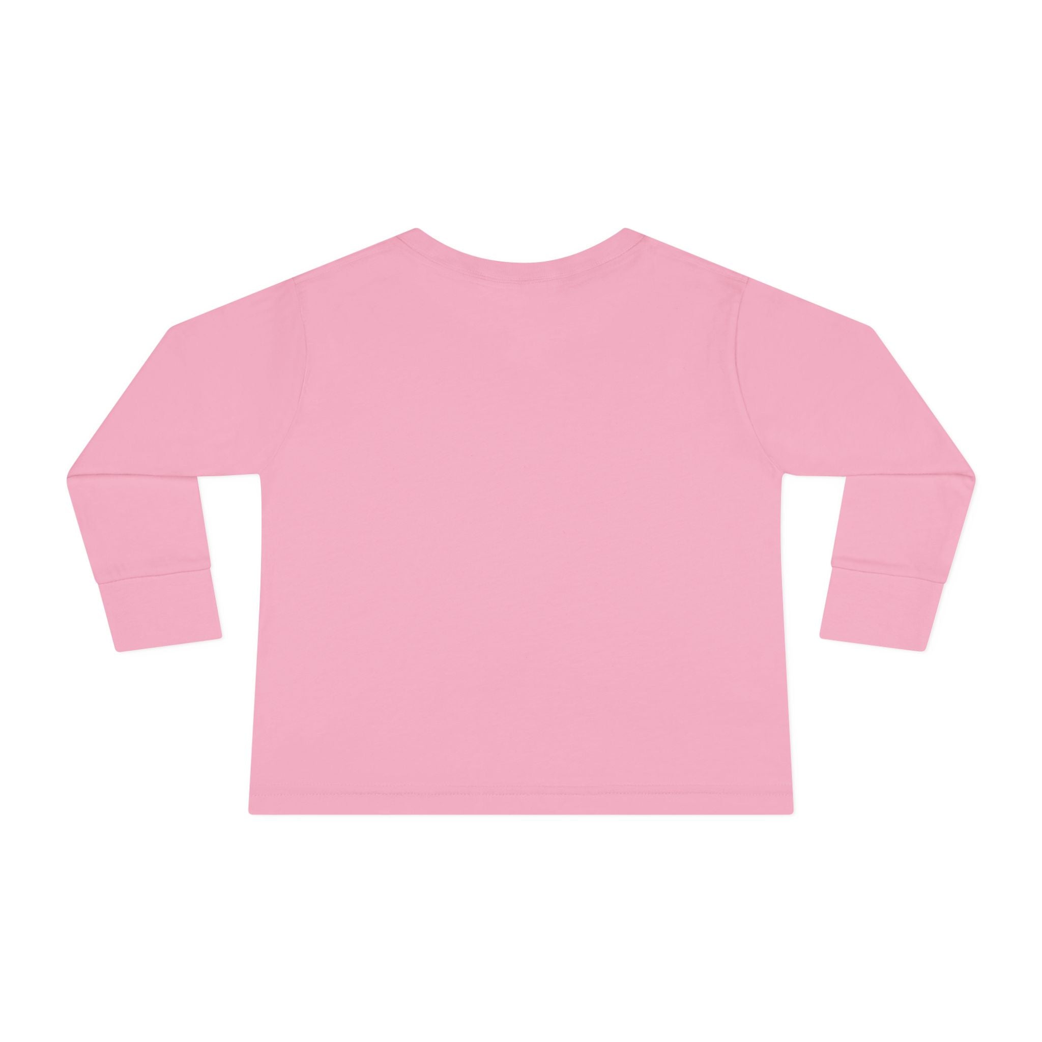 Papa's Girl Toddler Long Sleeve Tee | Pink Heart Kids Shirt