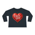 Opa's Girl Toddler Long Sleeve Tee | Pink Heart Kids Shirt