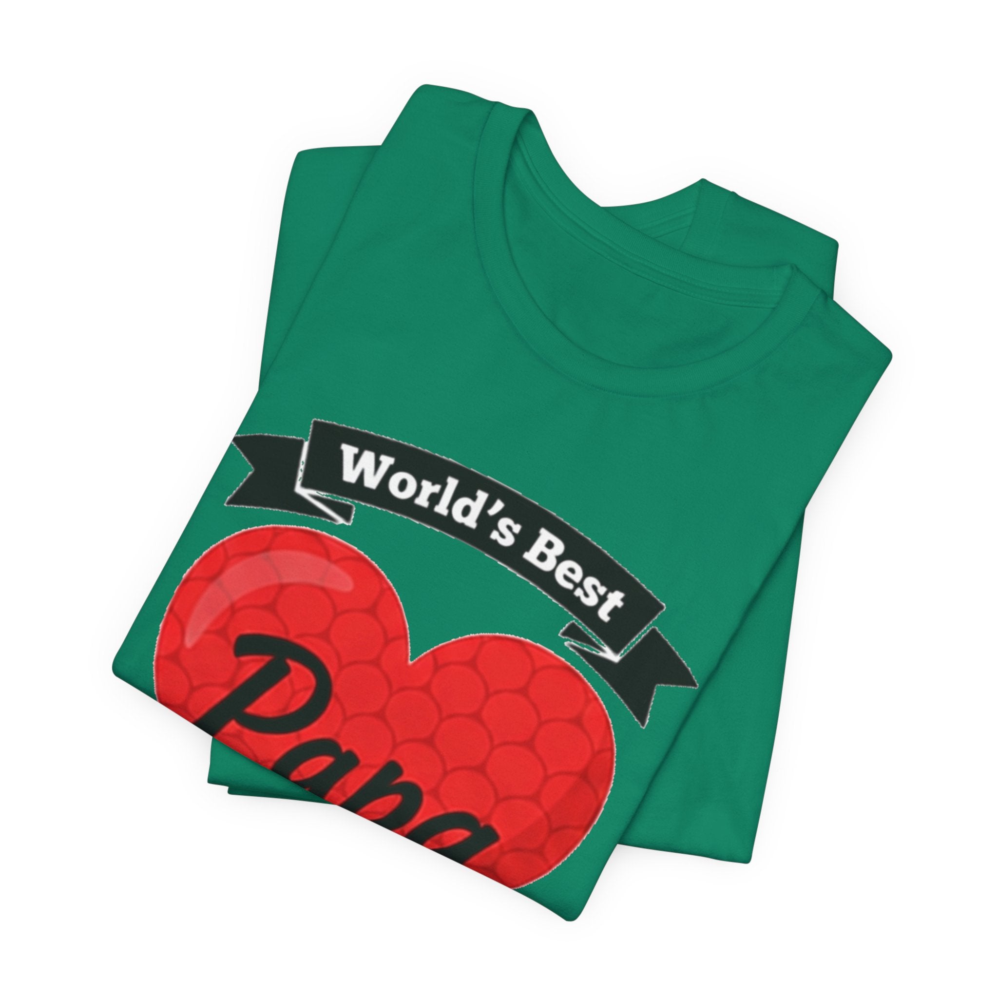 World's Best Papa Heart T-Shirt — Father's Day Gift Tee