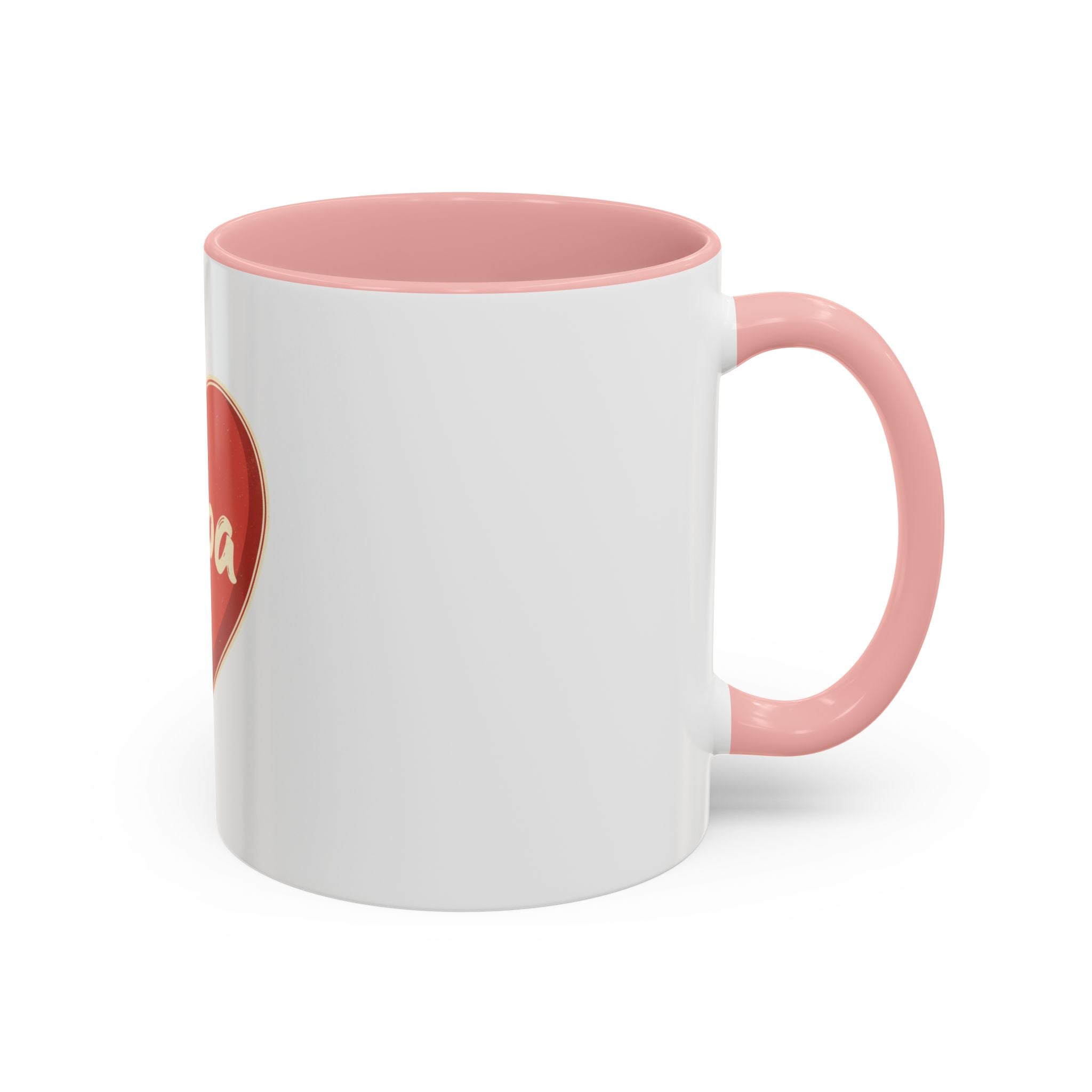 Papa Heart Accent Coffee Mug — Father’s Day Gift, 11/15oz