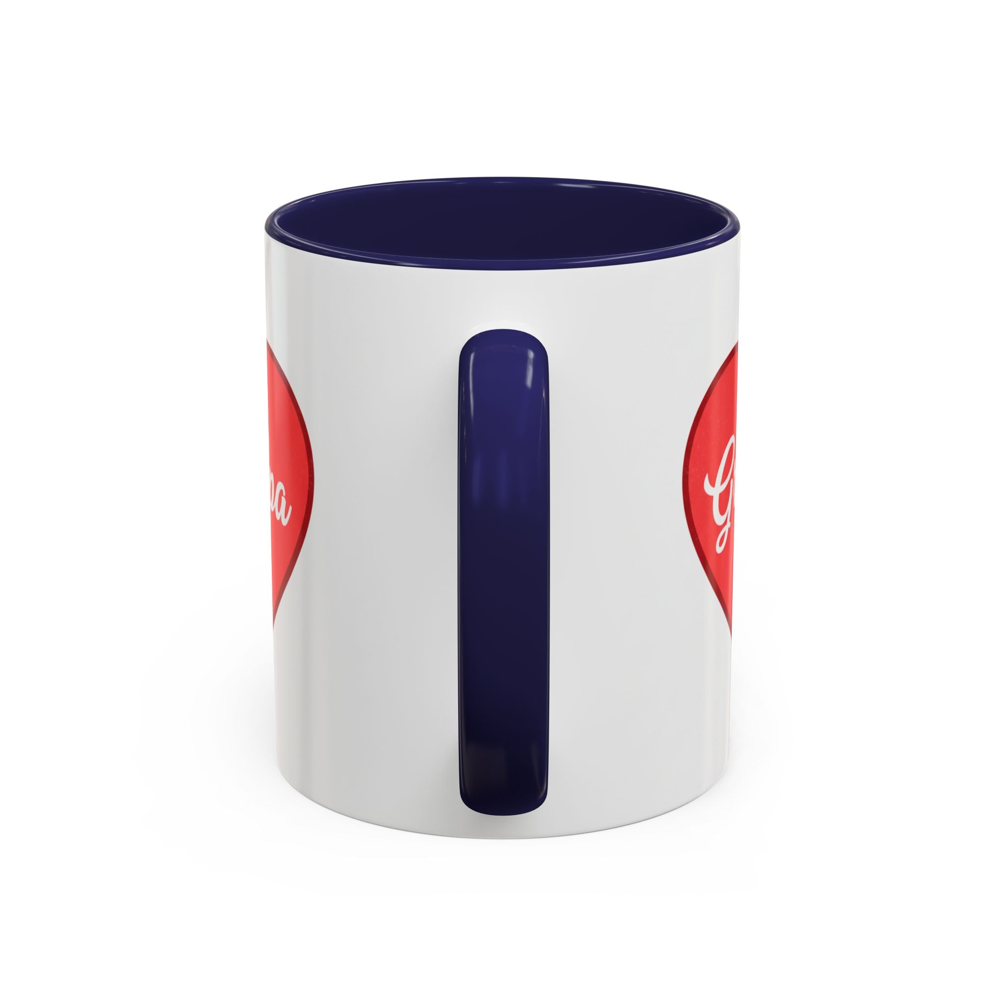 Grandpa Heart Accent Coffee Mug — 11/15oz Gift for Grandfather, Father’s Day & Birthday