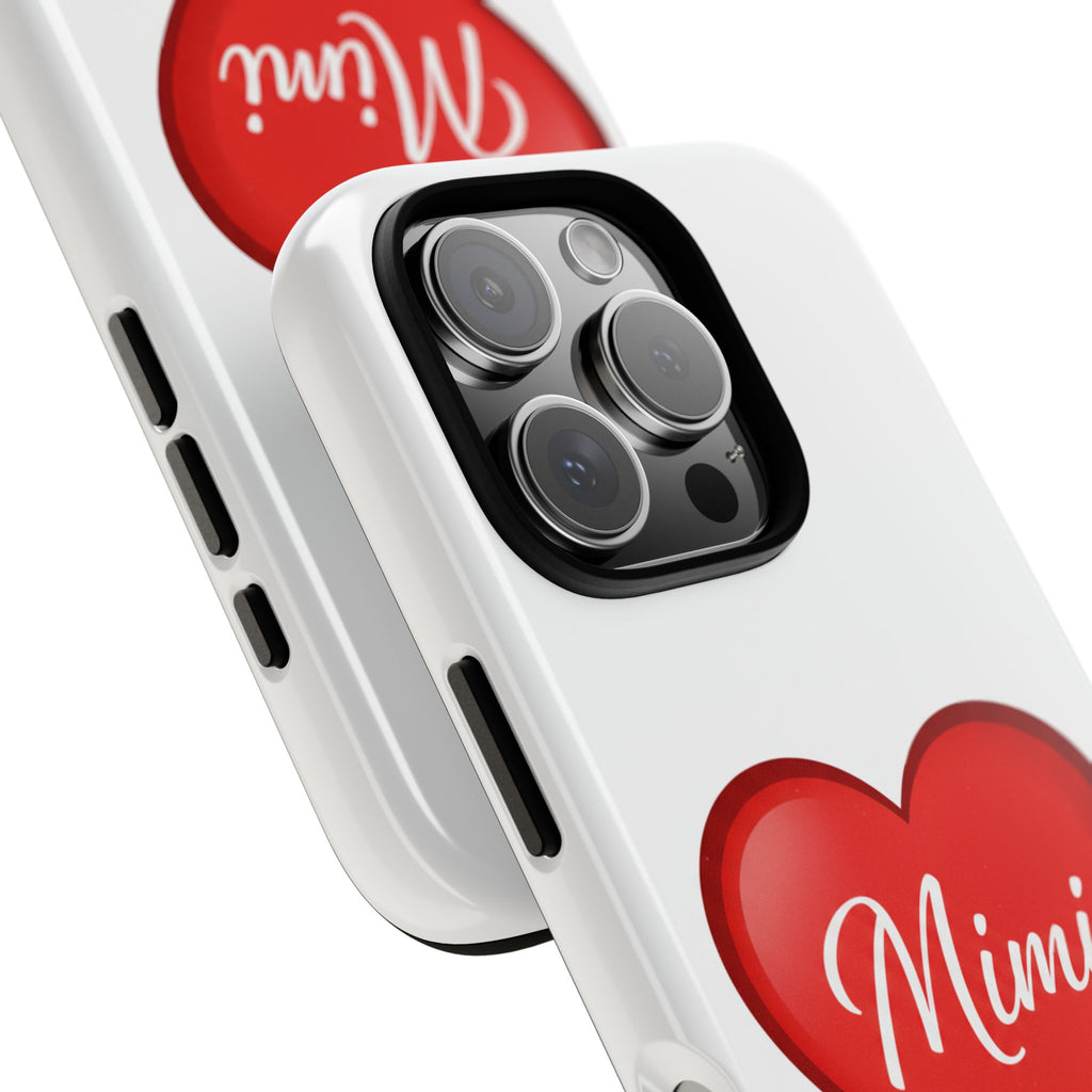 Mimi Heart Phone Case — Personalized Protective Phone Cover for Grandma, Mom & Loved Ones