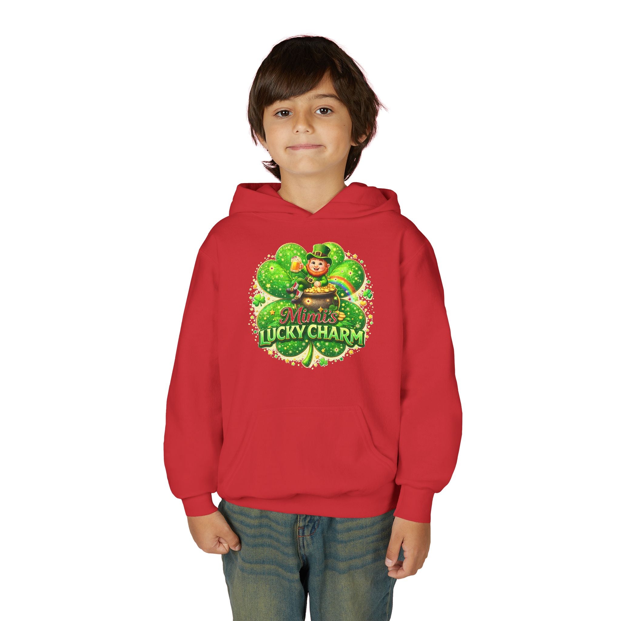 St. Patricks Day, Mimi, Youth Heavy Blend Hooded Sweatshirt