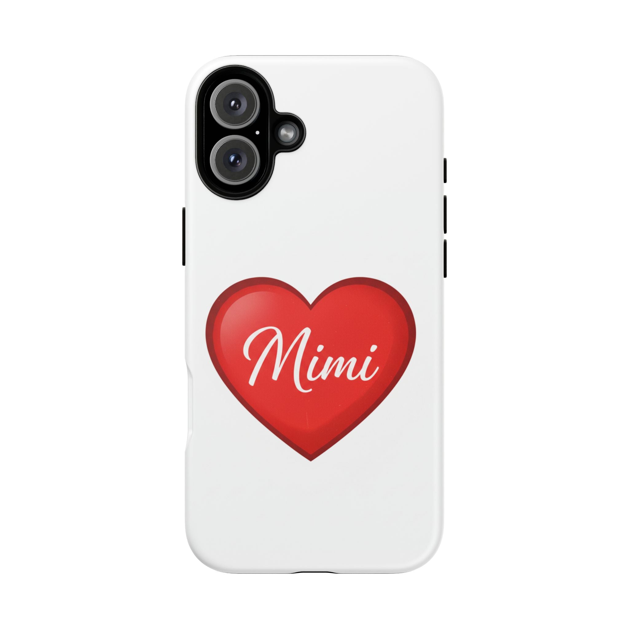 Mimi Heart Phone Case — Personalized Protective Phone Cover for Grandma, Mom & Loved Ones