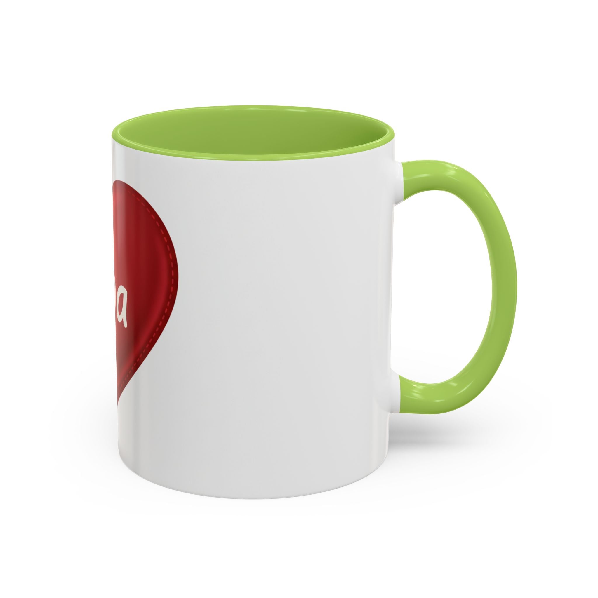 Opa Heart Coffee Mug – Accent Ceramic Mug for Grandpa, Father’s Day & Grandparent Gifts