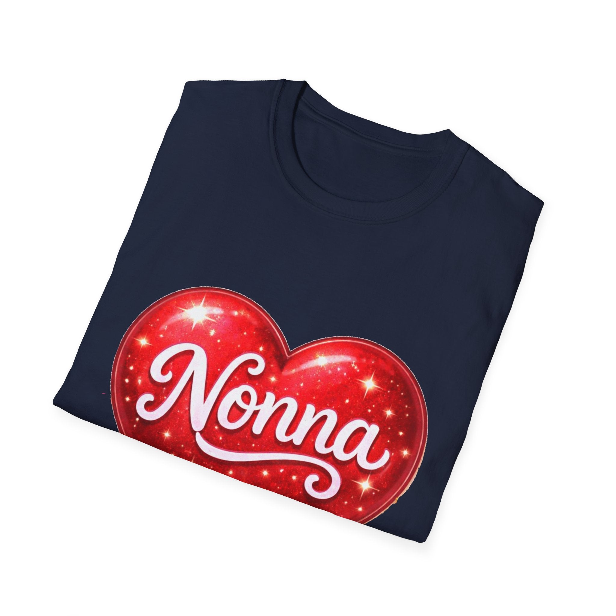 Nonna Heart T-Shirt – Grandma Love Gift Tee (Valentine’s Day/Mother’s Day)