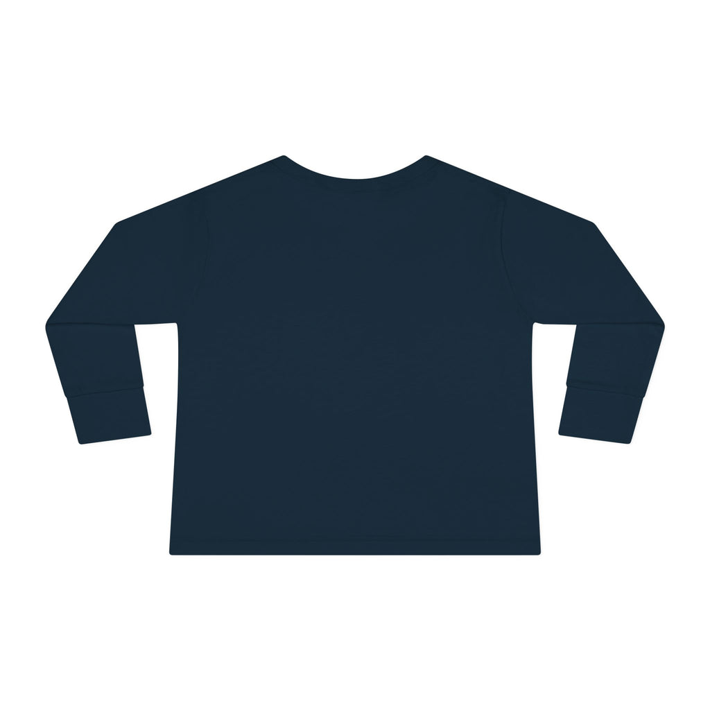 Papa's Girl Toddler Long Sleeve Tee | Pink Heart Kids Shirt