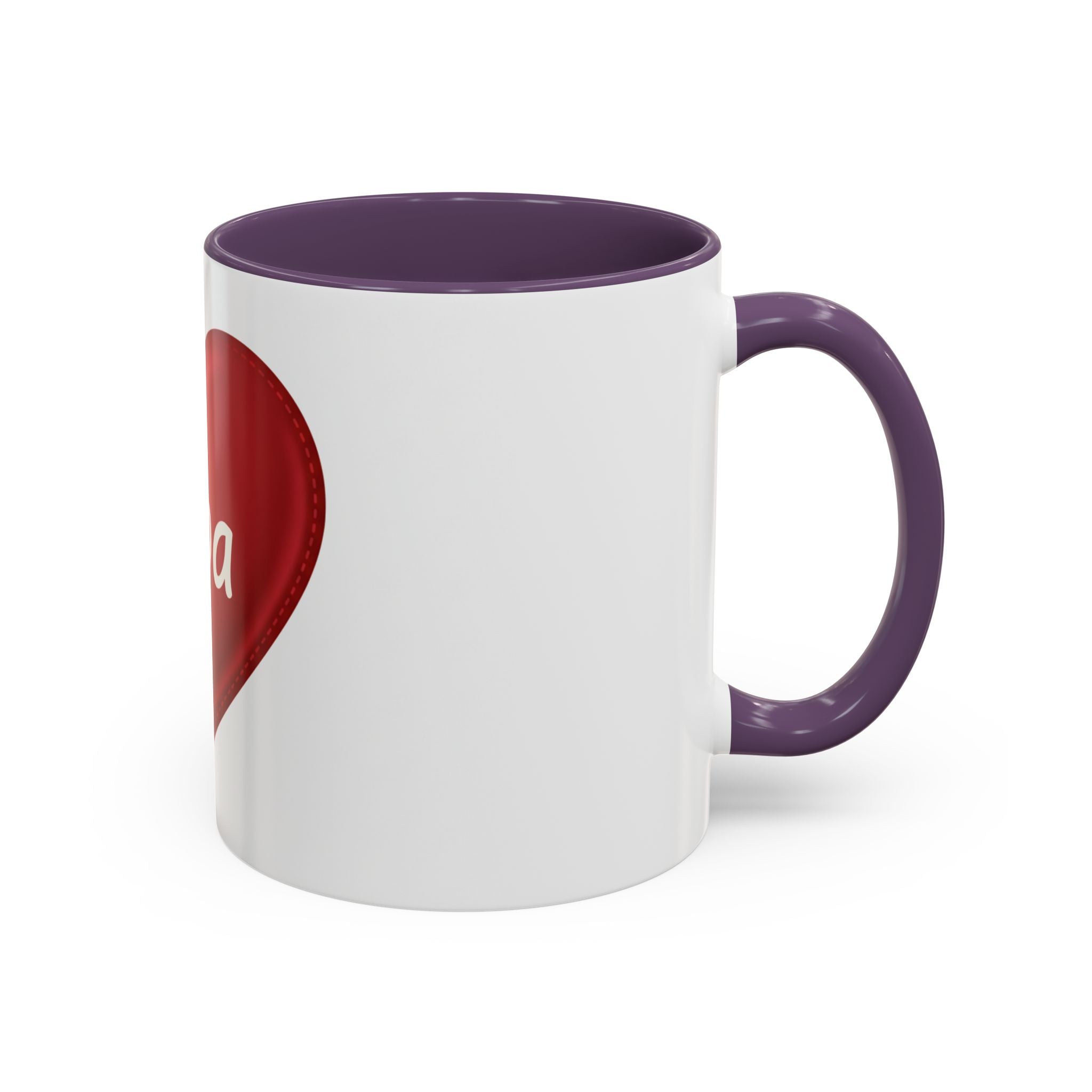 Opa Heart Coffee Mug – Accent Ceramic Mug for Grandpa, Father’s Day & Grandparent Gifts