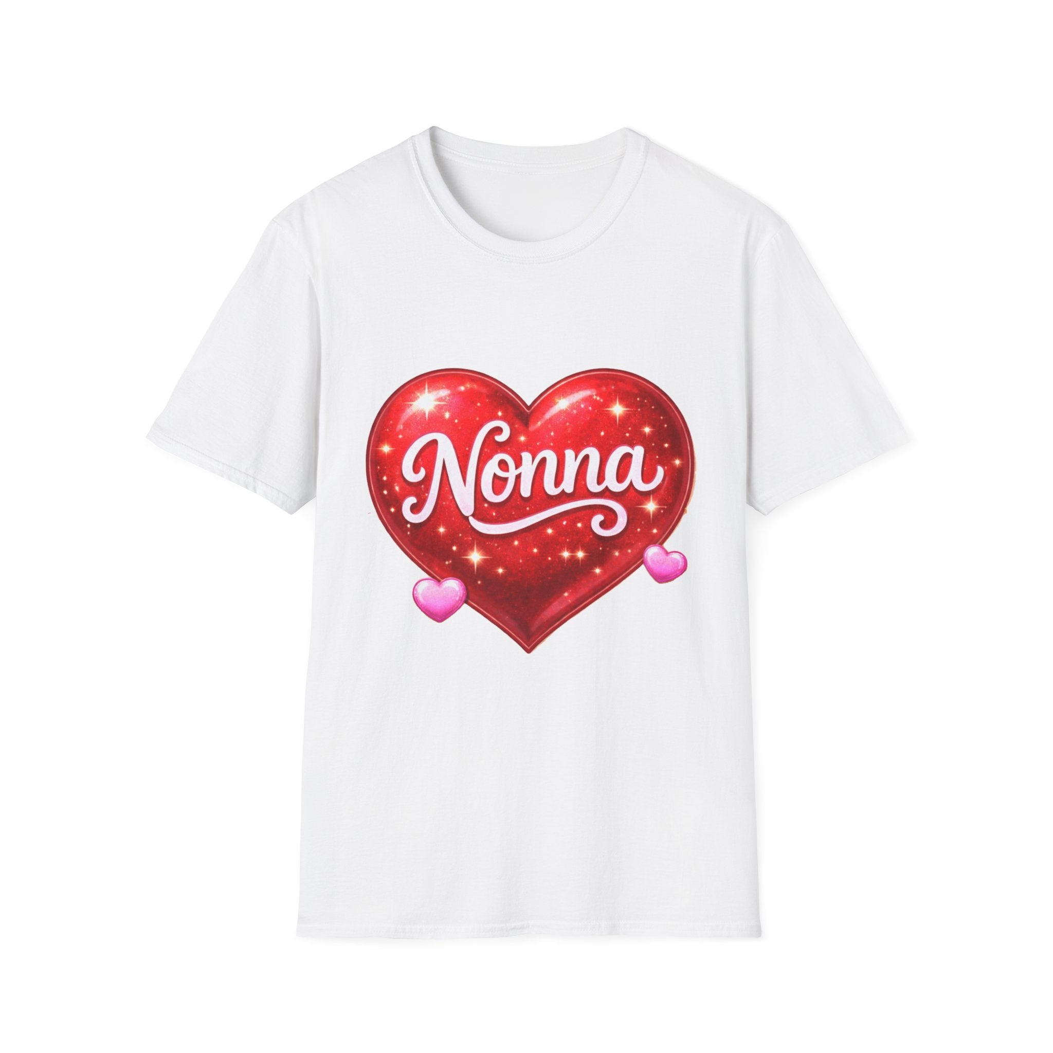 Nonna Heart T-Shirt – Grandma Love Gift Tee (Valentine’s Day/Mother’s Day)