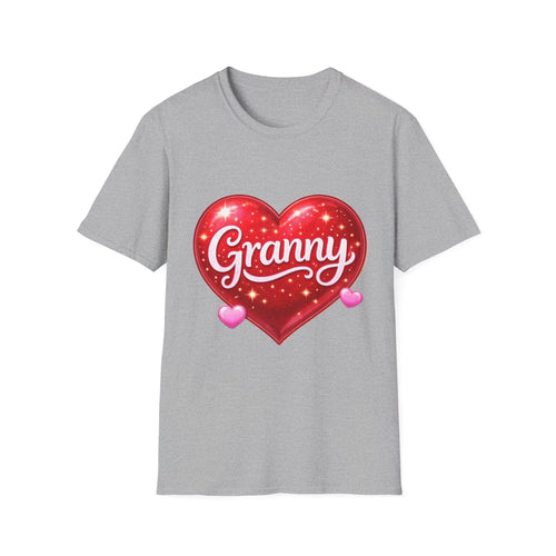 Granny Heart T-Shirt — Sparkling Red Heart Mother's Day Gift