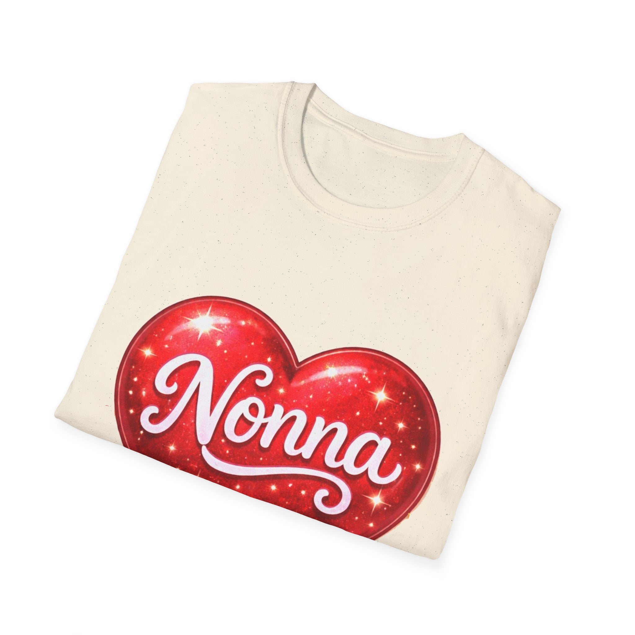 Nonna Heart T-Shirt – Grandma Love Gift Tee (Valentine’s Day/Mother’s Day)