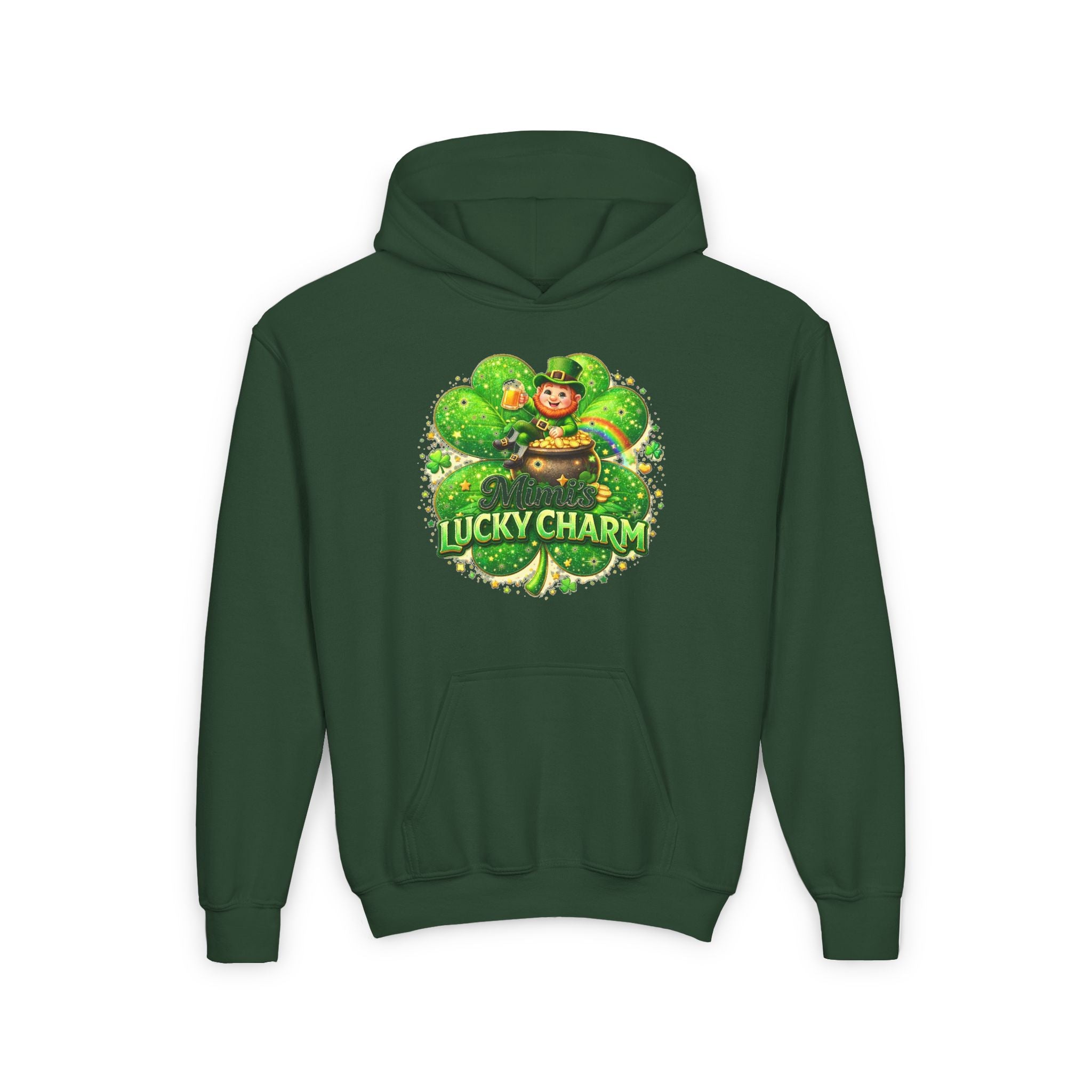 St. Patricks Day, Mimi, Youth Heavy Blend Hooded Sweatshirt