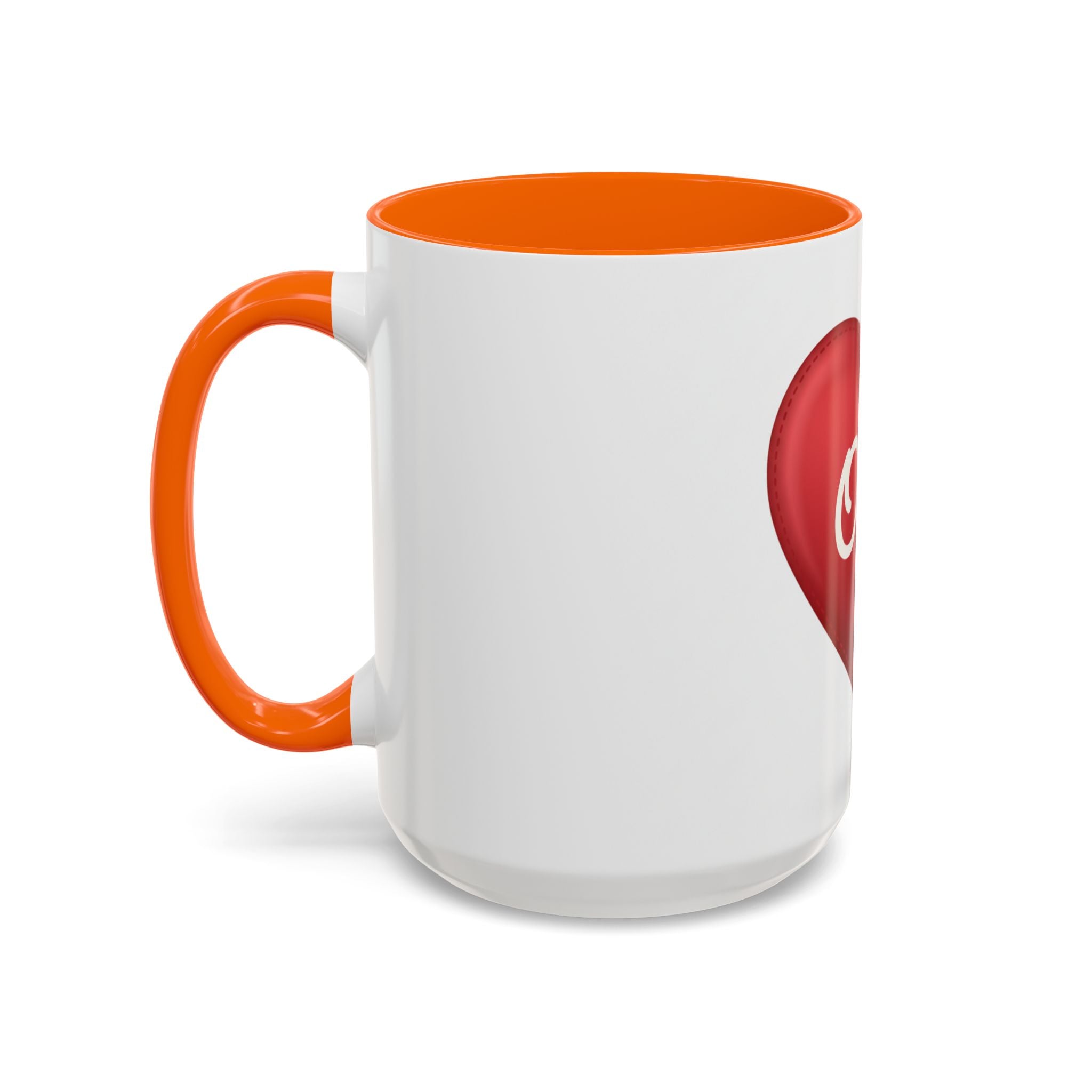 Opa Heart Coffee Mug – Accent Ceramic Mug for Grandpa, Father’s Day & Grandparent Gifts