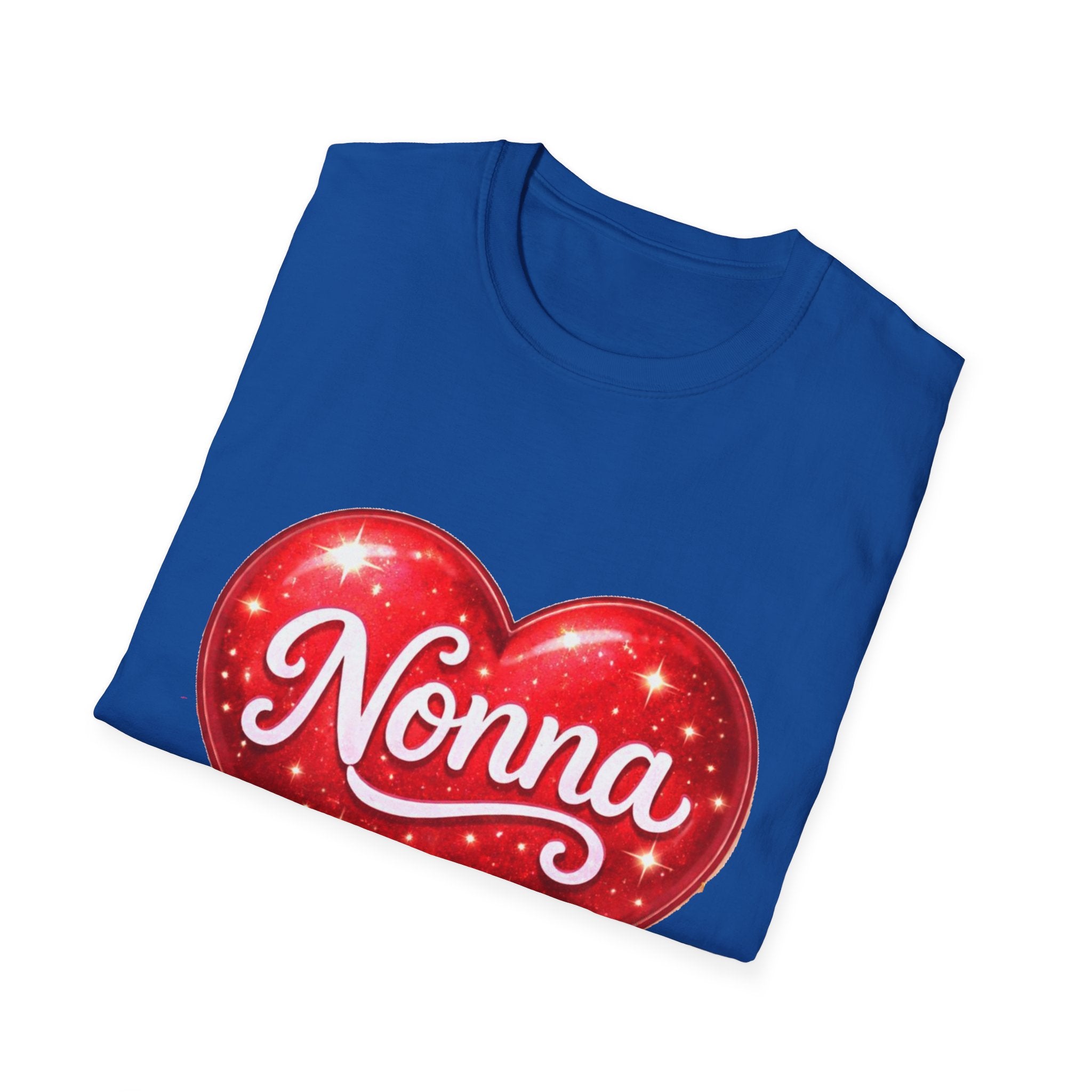 Nonna Heart T-Shirt – Grandma Love Gift Tee (Valentine’s Day/Mother’s Day)