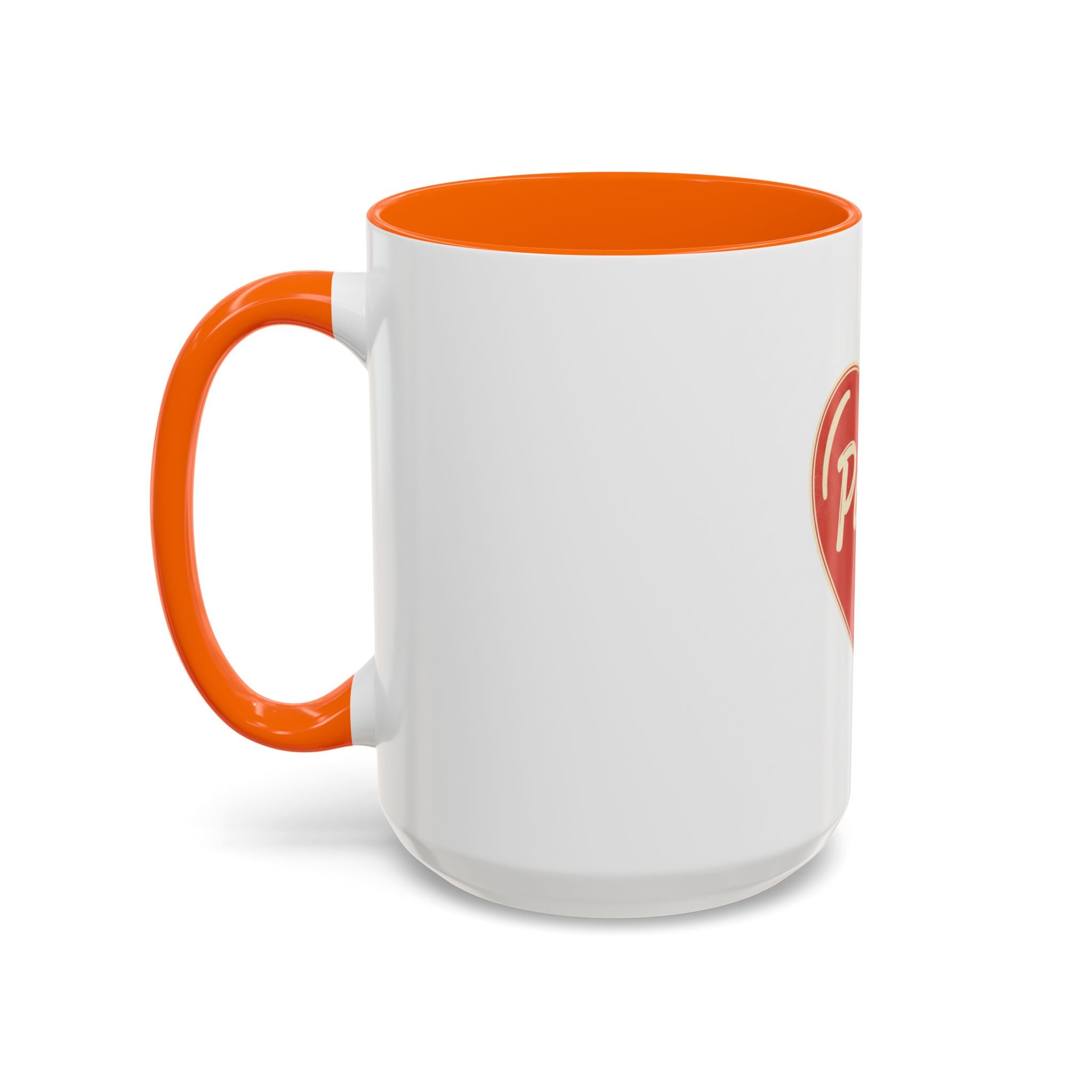 Papa Heart Accent Coffee Mug — Father’s Day Gift, 11/15oz