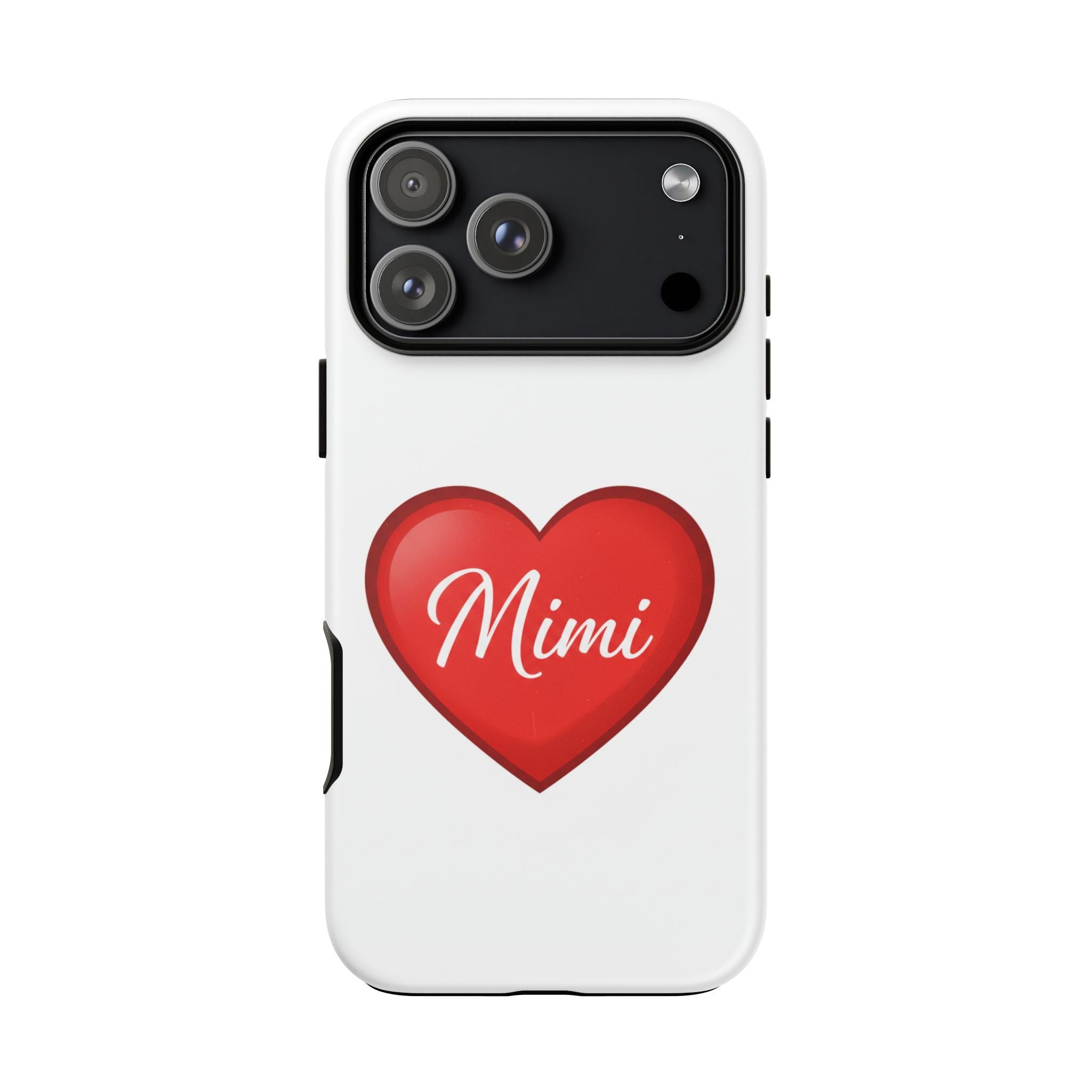 Mimi Heart Phone Case — Personalized Protective Phone Cover for Grandma, Mom & Loved Ones