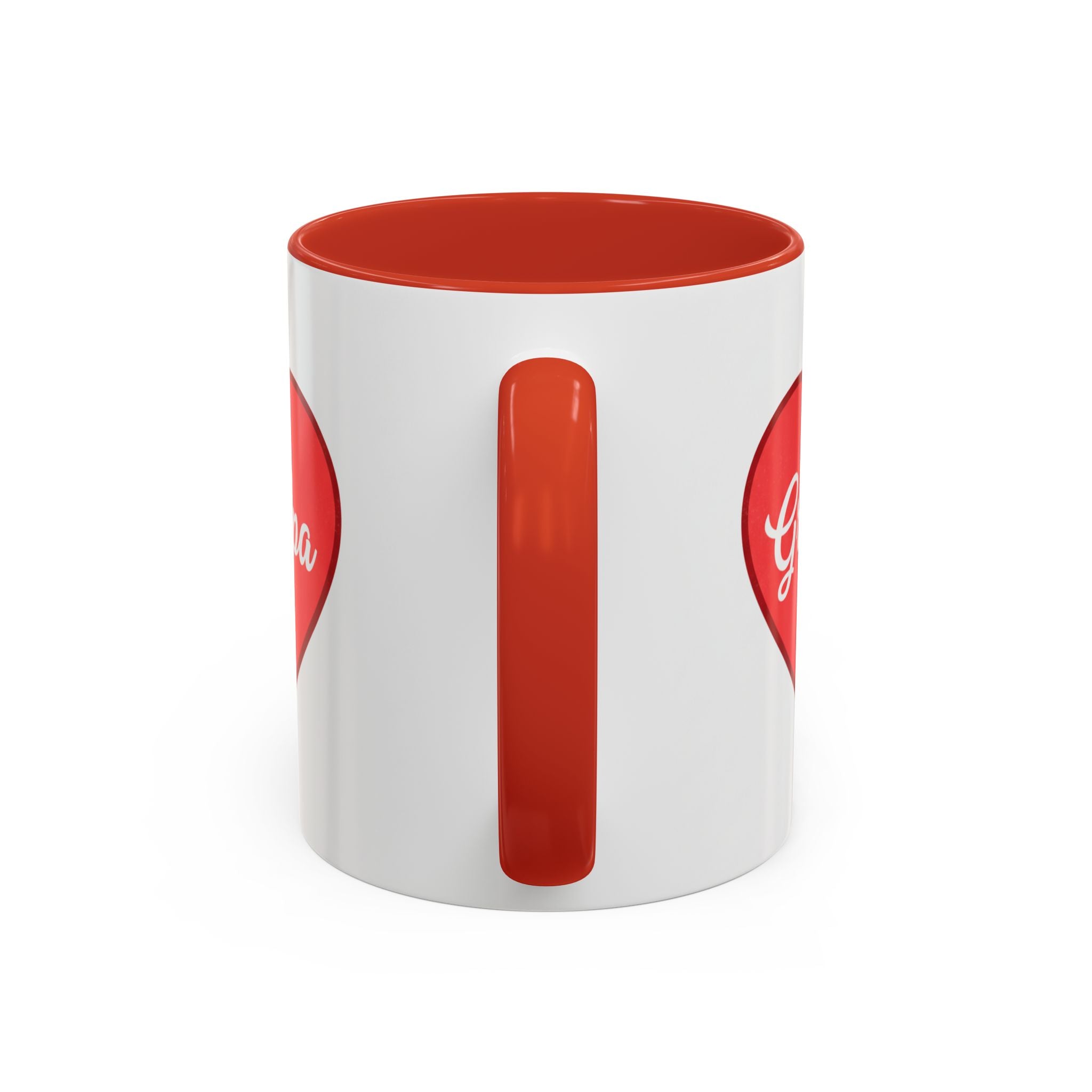 Grandpa Heart Accent Coffee Mug — 11/15oz Gift for Grandfather, Father’s Day & Birthday
