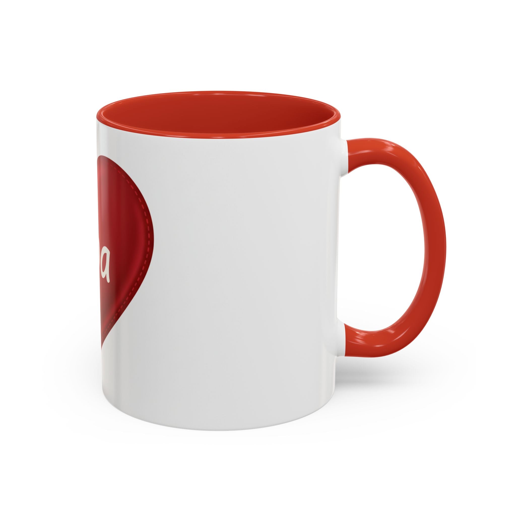 Opa Heart Coffee Mug – Accent Ceramic Mug for Grandpa, Father’s Day & Grandparent Gifts