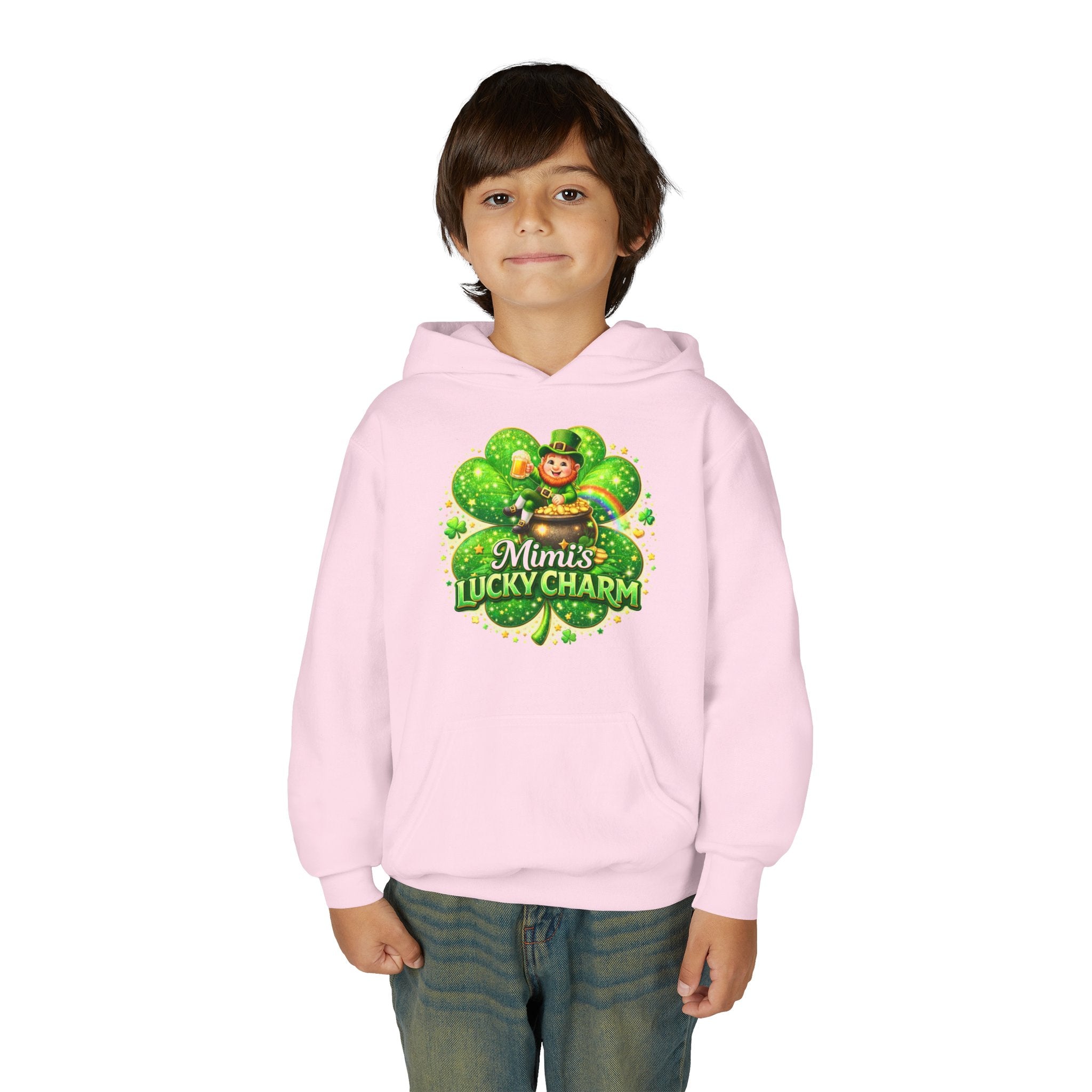 St. Patricks Day, Mimi, Youth Heavy Blend Hooded Sweatshirt