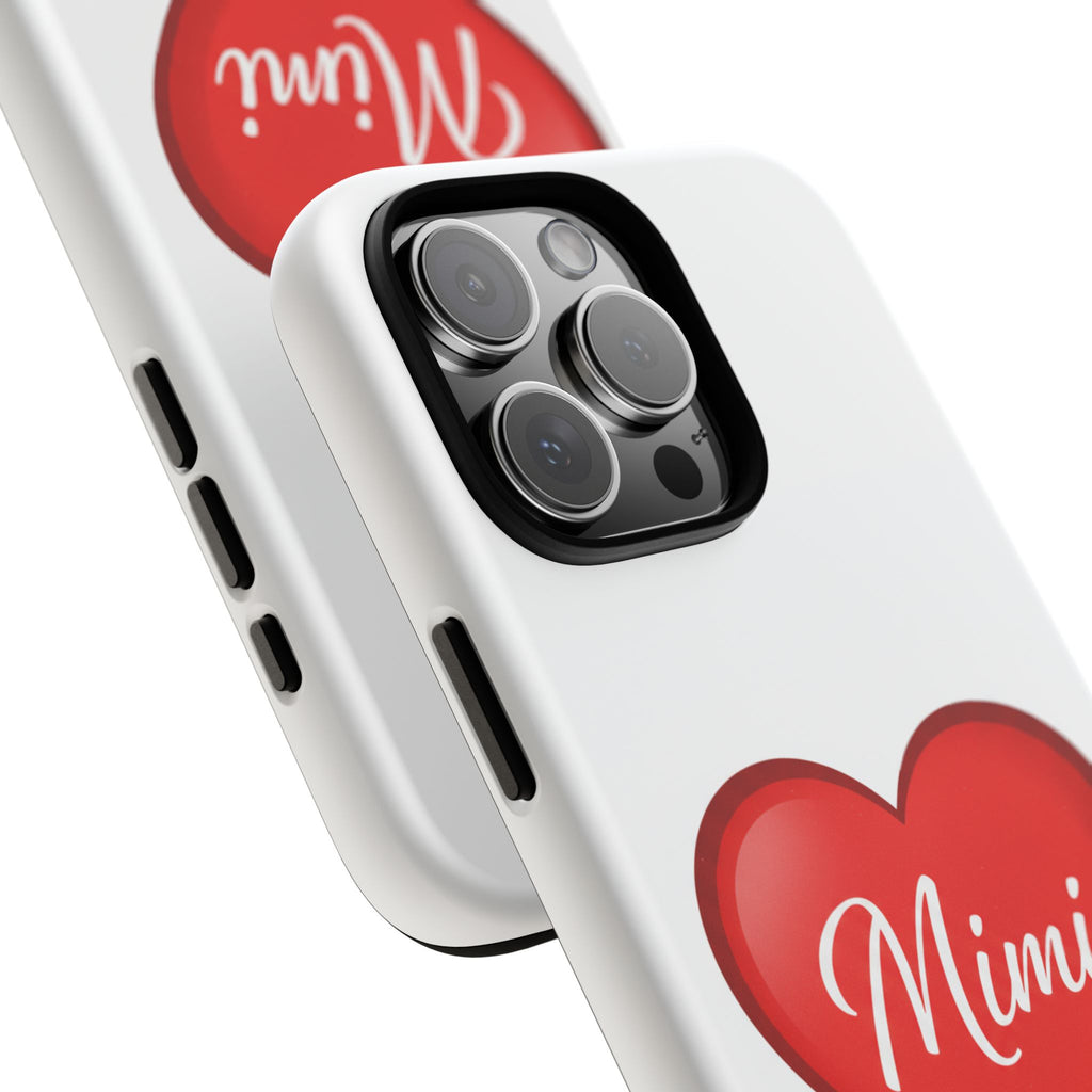 Mimi Heart Phone Case — Personalized Protective Phone Cover for Grandma, Mom & Loved Ones