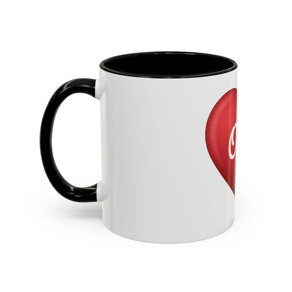 Opa Heart Coffee Mug – Accent Ceramic Mug for Grandpa, Father’s Day & Grandparent Gifts