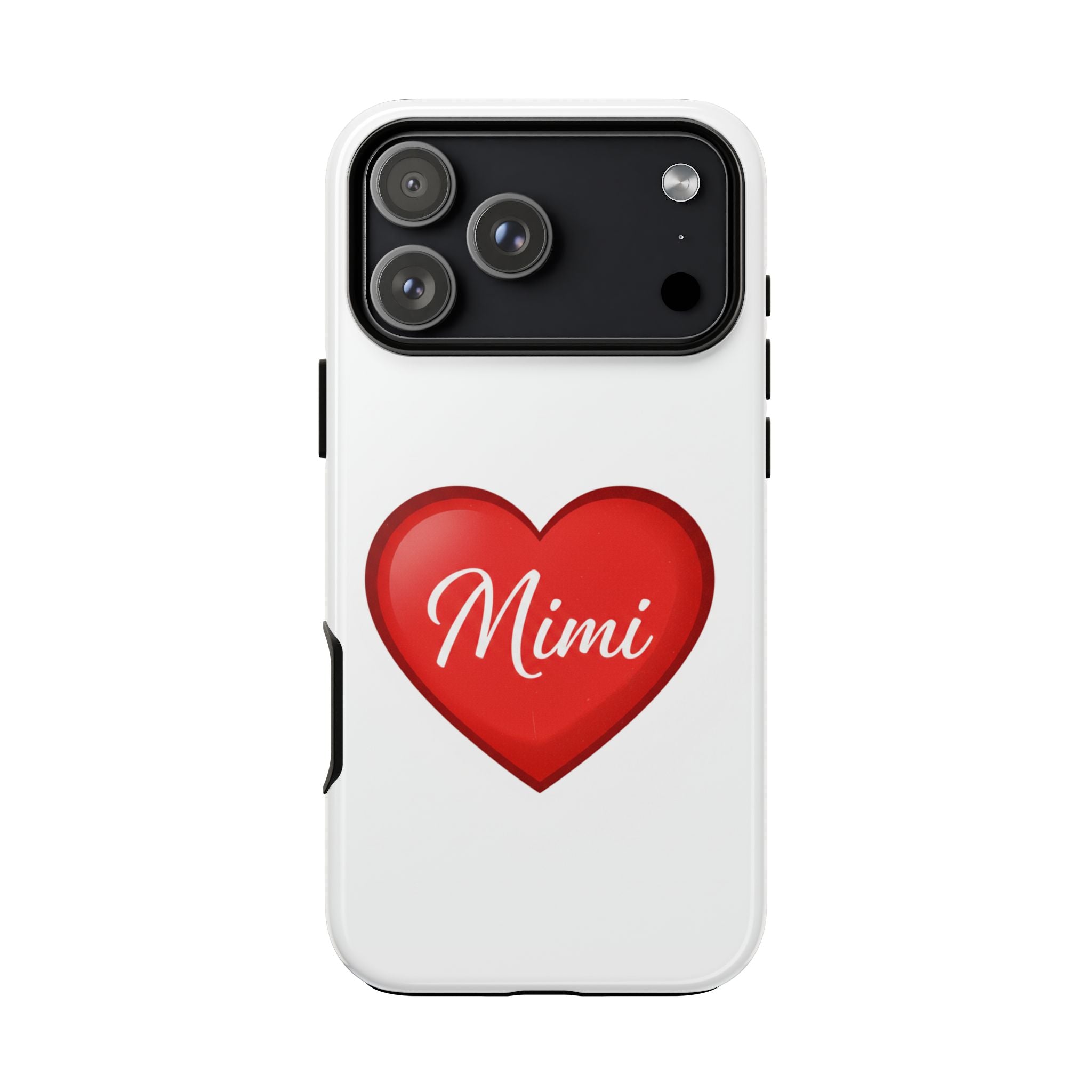 Mimi Heart Phone Case — Personalized Protective Phone Cover for Grandma, Mom & Loved Ones