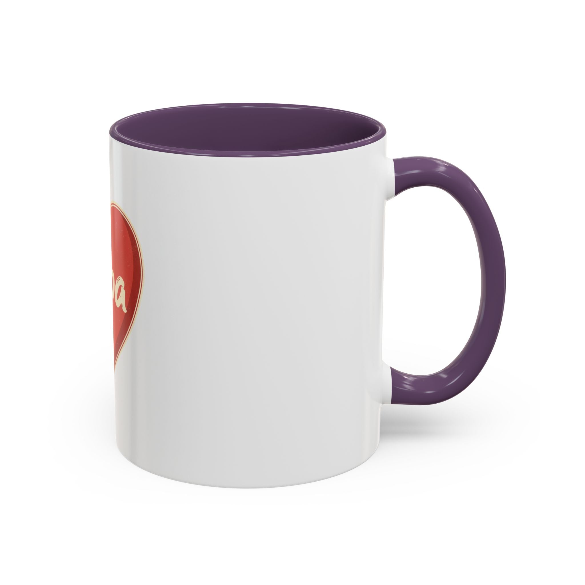 Papa Heart Accent Coffee Mug — Father’s Day Gift, 11/15oz
