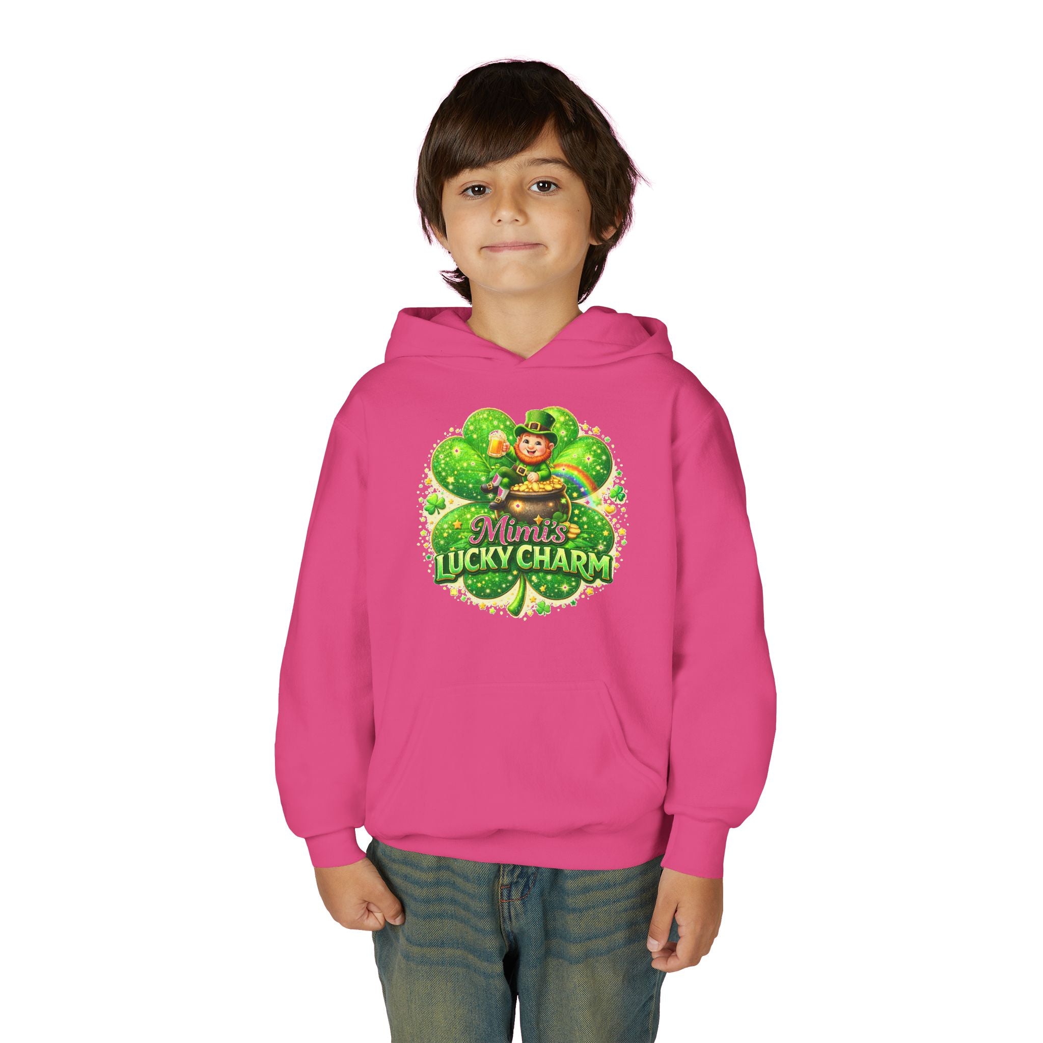 St. Patricks Day, Mimi, Youth Heavy Blend Hooded Sweatshirt