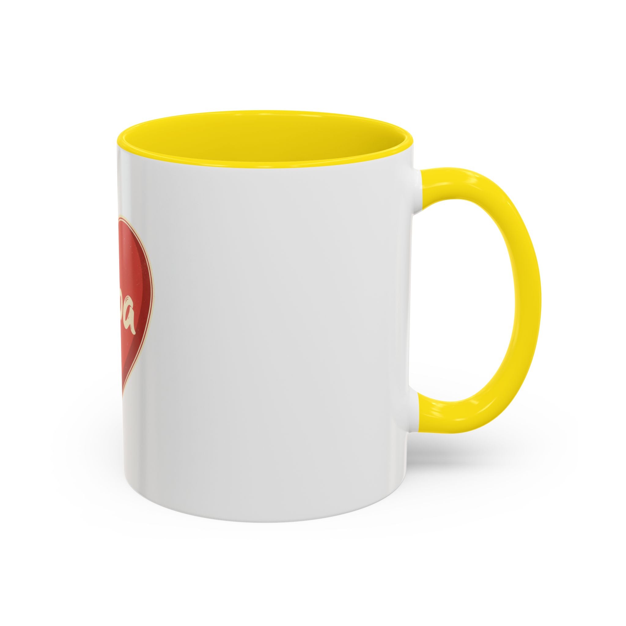 Papa Heart Accent Coffee Mug — Father’s Day Gift, 11/15oz