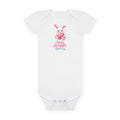 Nini's Snuggle Bunny baby onesie | Cute pastel bunny illustration/Valentine