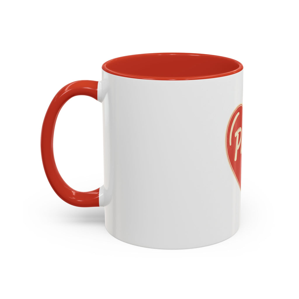 Papa Heart Accent Coffee Mug — Father’s Day Gift, 11/15oz