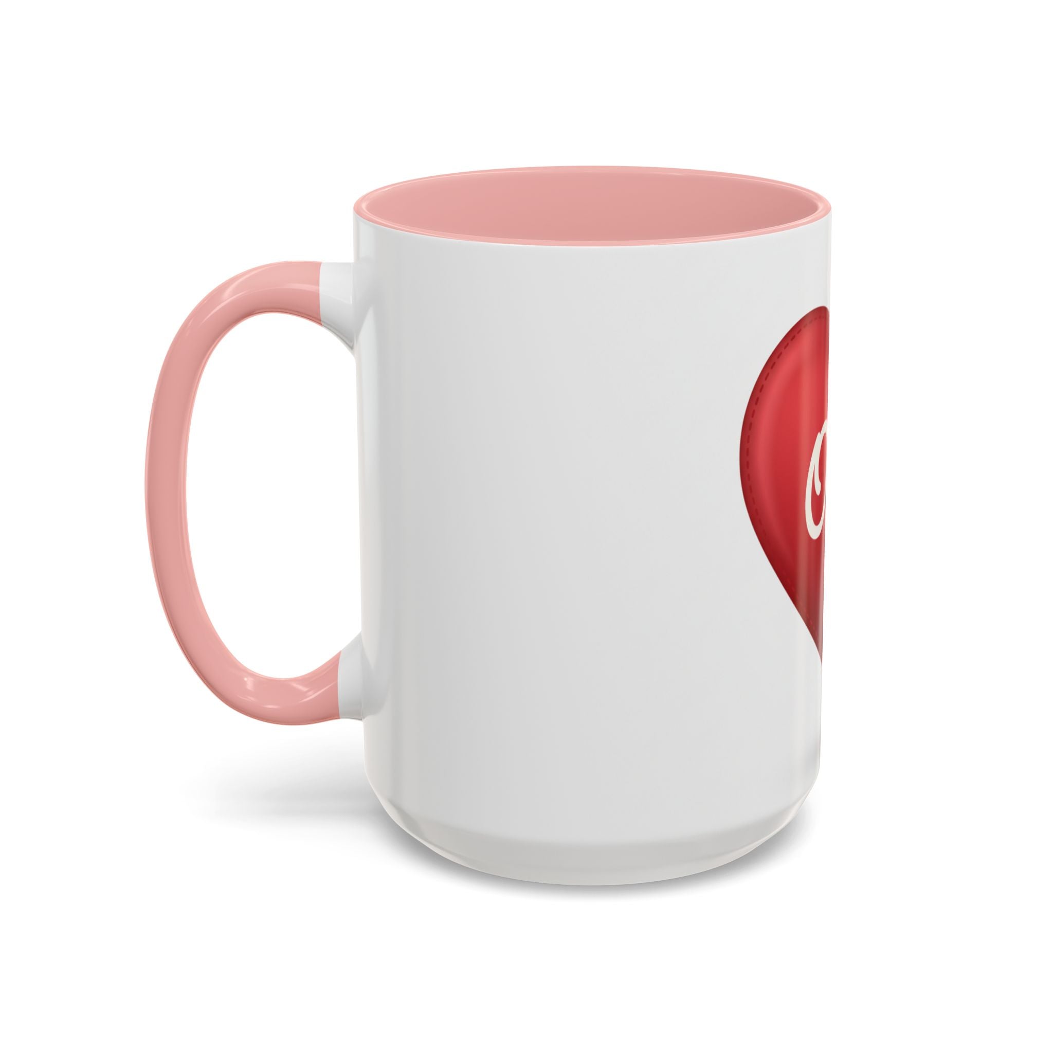 Opa Heart Coffee Mug – Accent Ceramic Mug for Grandpa, Father’s Day & Grandparent Gifts