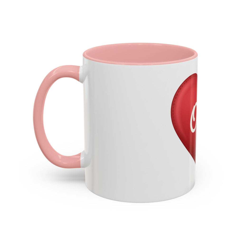 Opa Heart Coffee Mug – Accent Ceramic Mug for Grandpa, Father’s Day & Grandparent Gifts