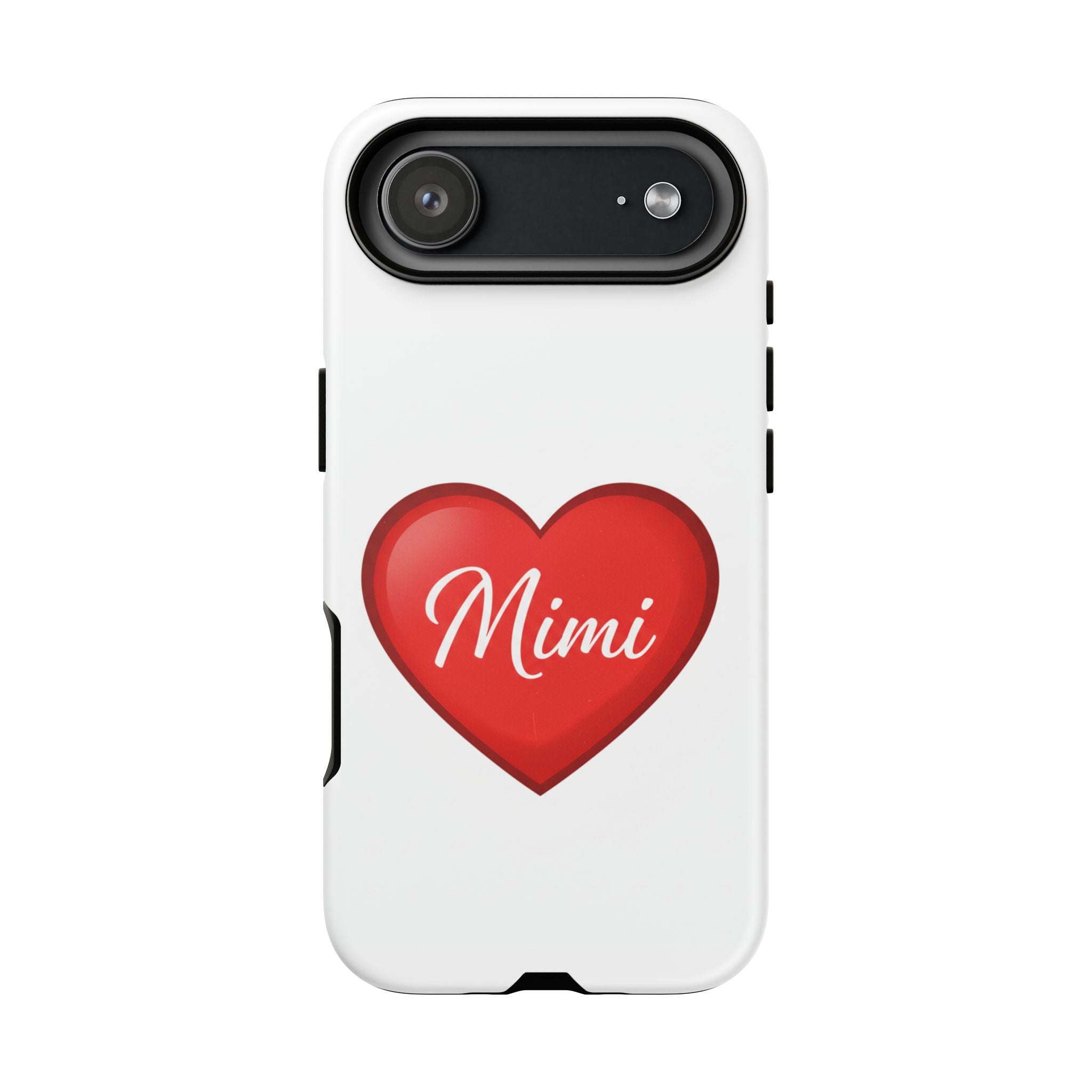 Mimi Heart Phone Case — Personalized Protective Phone Cover for Grandma, Mom & Loved Ones