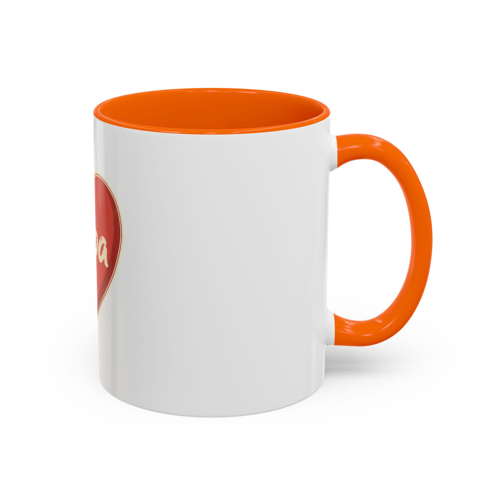 Papa Heart Accent Coffee Mug — Father’s Day Gift, 11/15oz