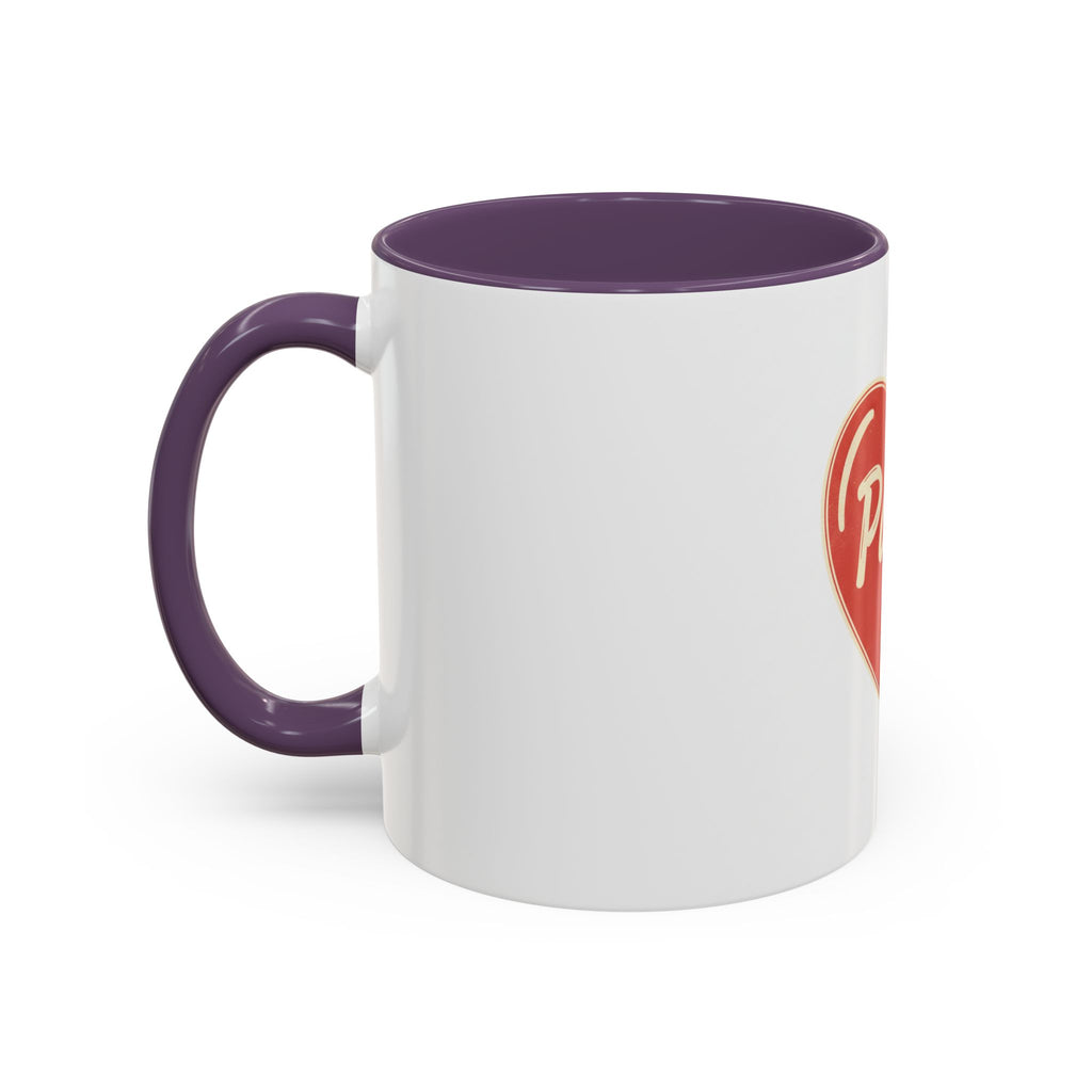 Papa Heart Accent Coffee Mug — Father’s Day Gift, 11/15oz