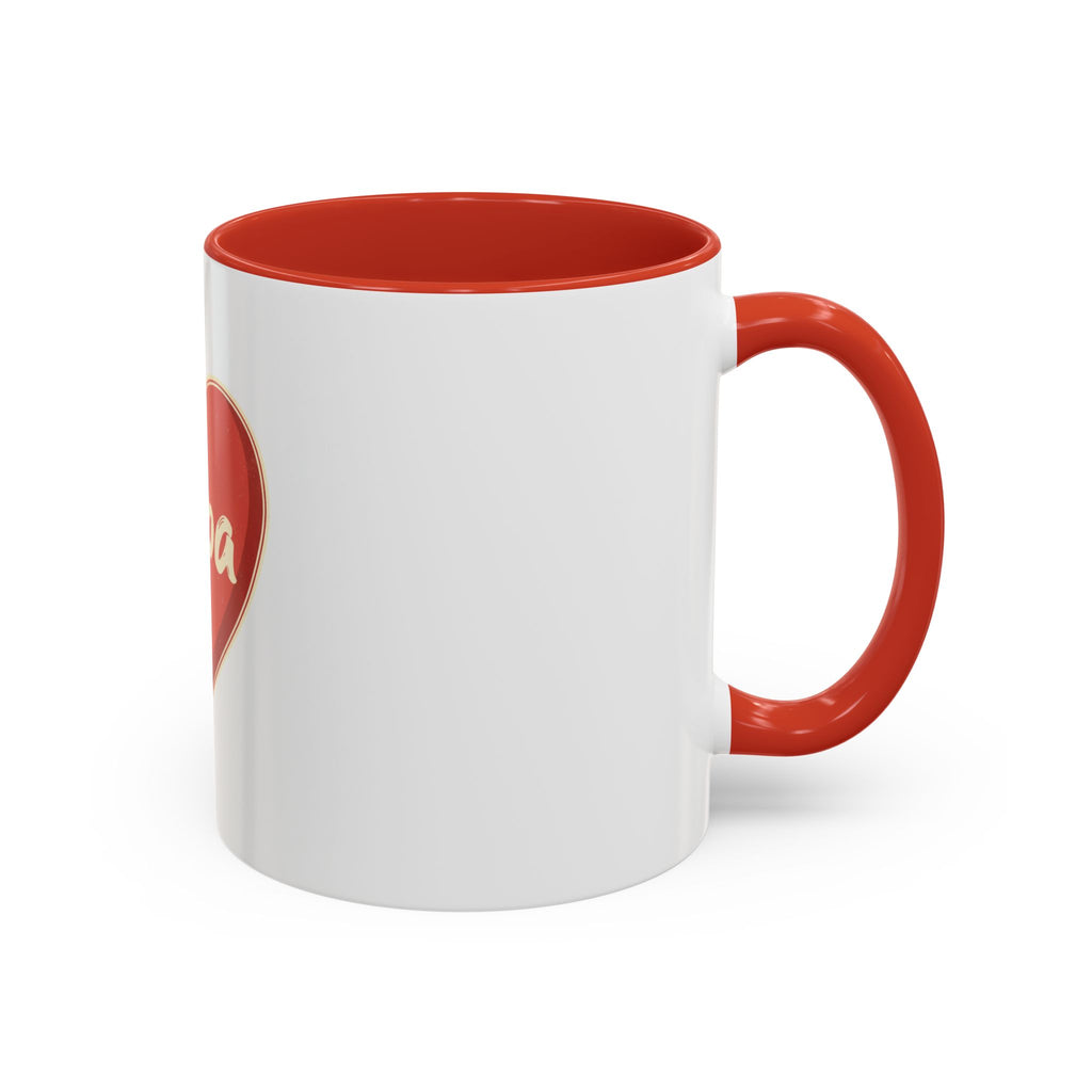 Papa Heart Accent Coffee Mug — Father’s Day Gift, 11/15oz