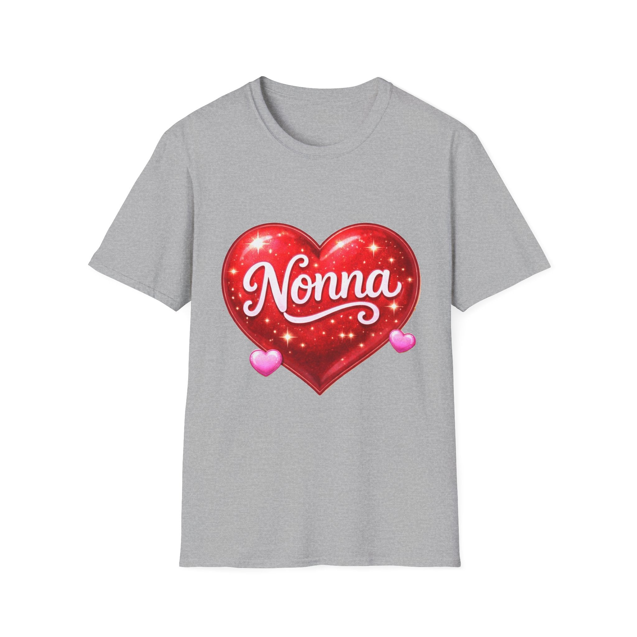 Nonna Heart T-Shirt – Grandma Love Gift Tee (Valentine’s Day/Mother’s Day)